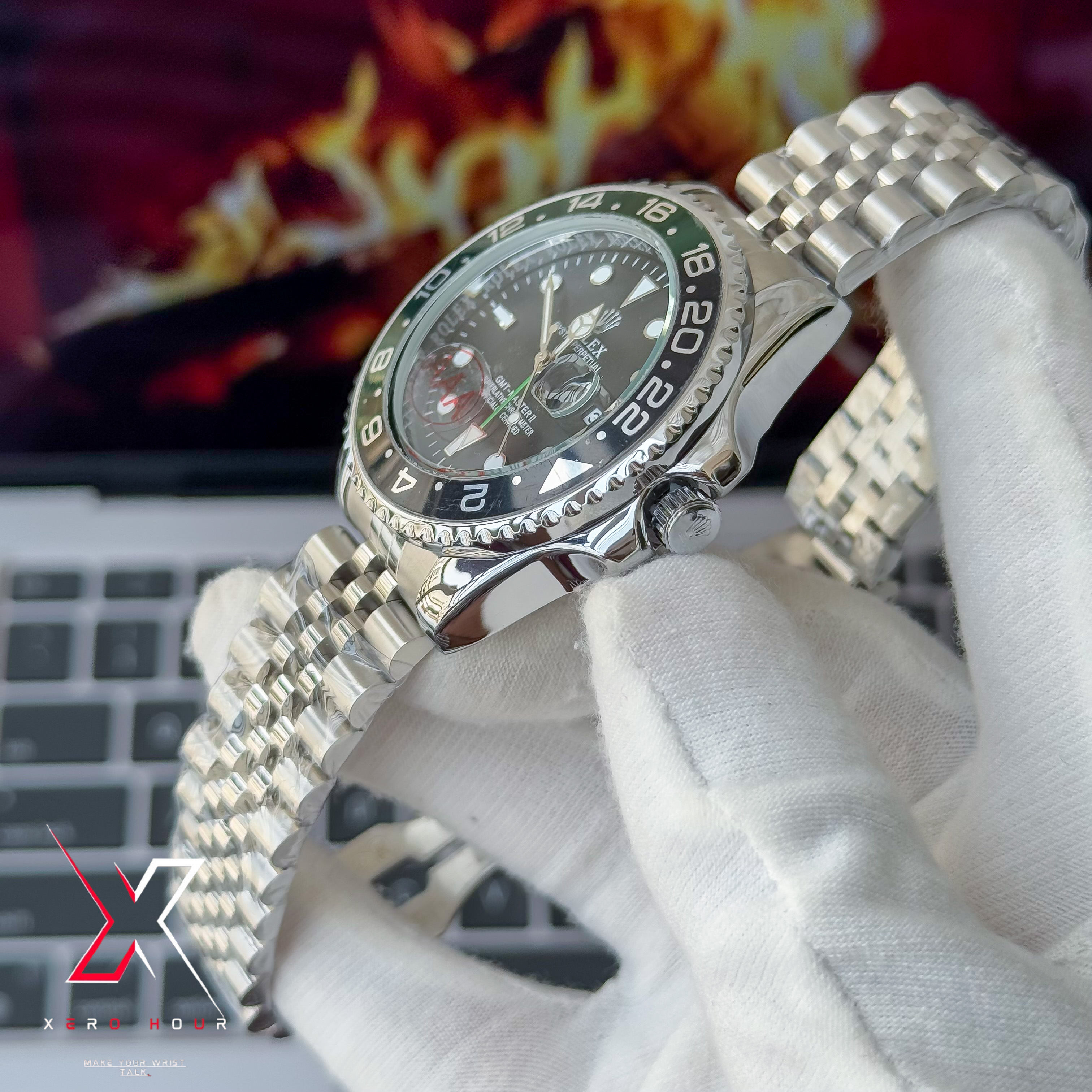 Rolex GMT Master 2 | Version 2 | Sprite edition | Jubilee chain_img_4
