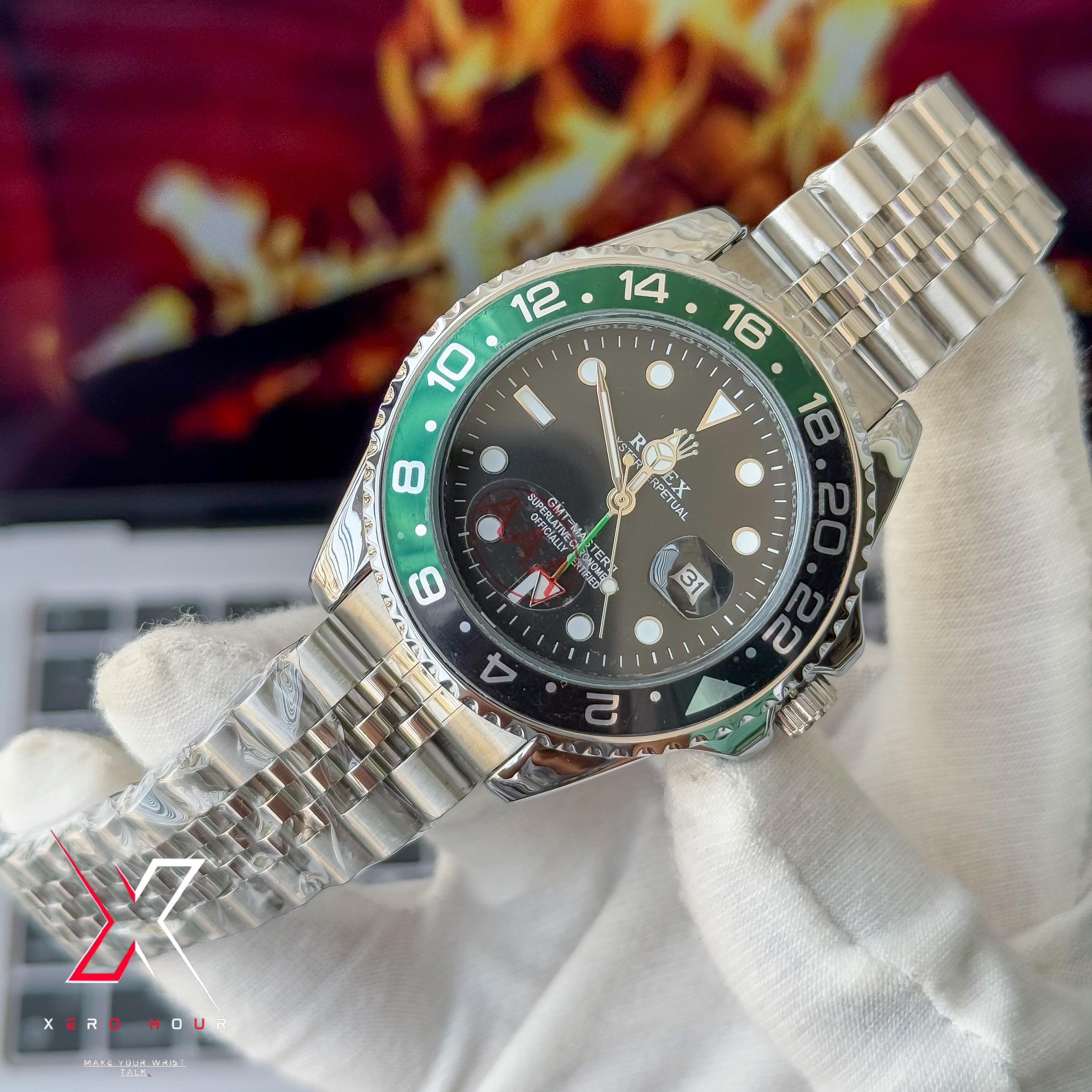 Rolex GMT Master 2 | Version 2 | Sprite edition | Jubilee chain_img_5