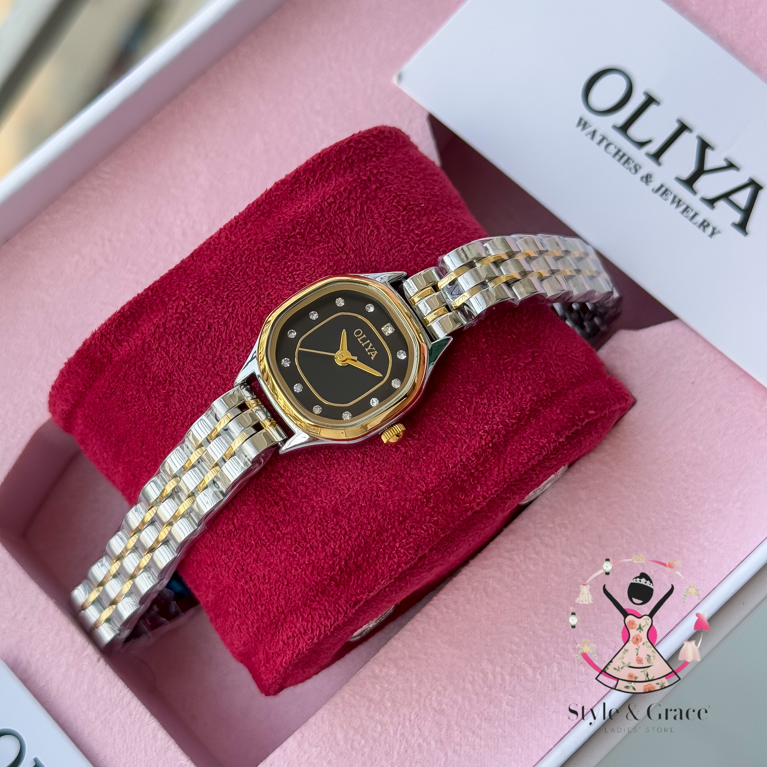 Oliya-6821| Small Round-Black | Dual Tone | Authentic Brand_img_1