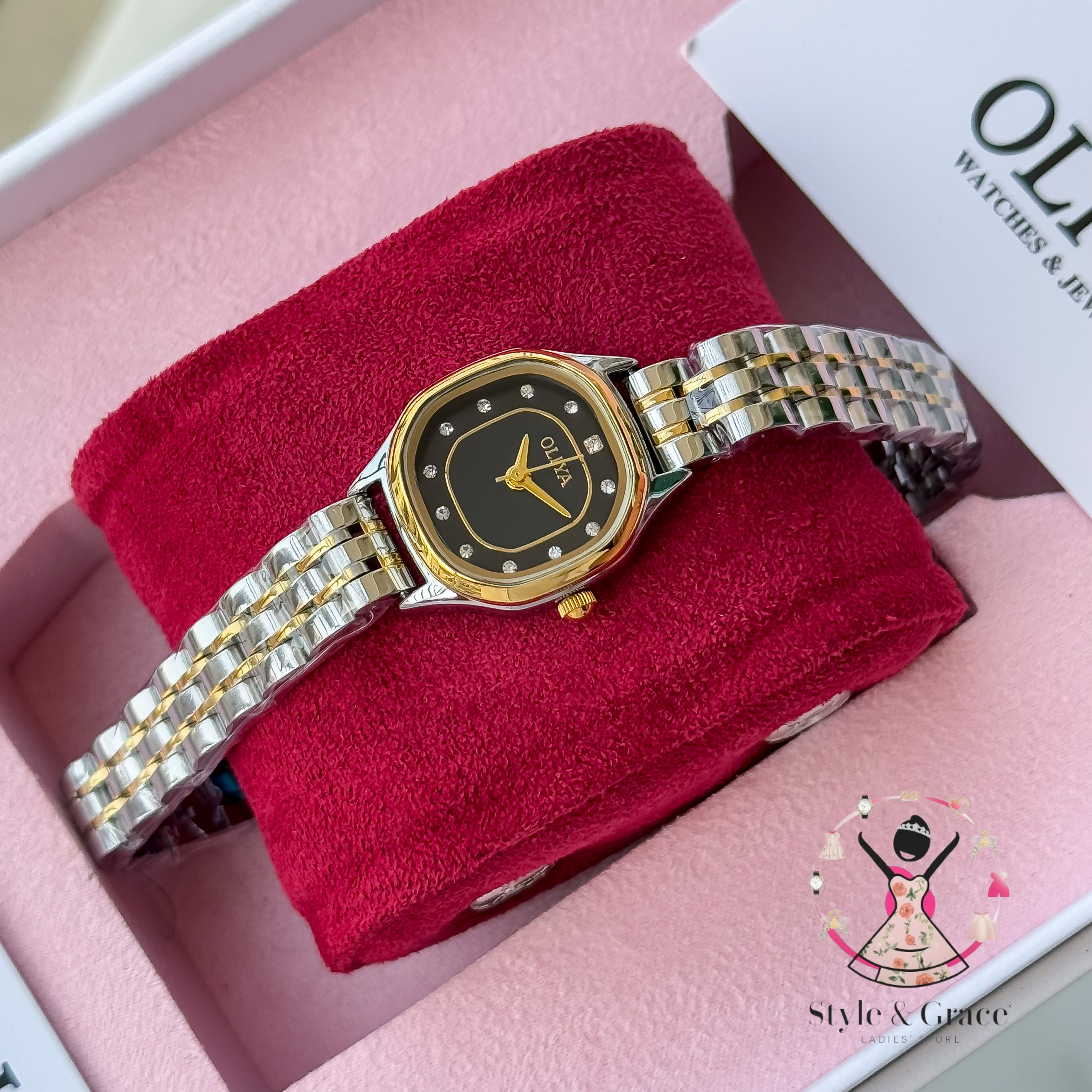 Oliya-6821| Small Round-Black | Dual Tone | Authentic Brand_img_2