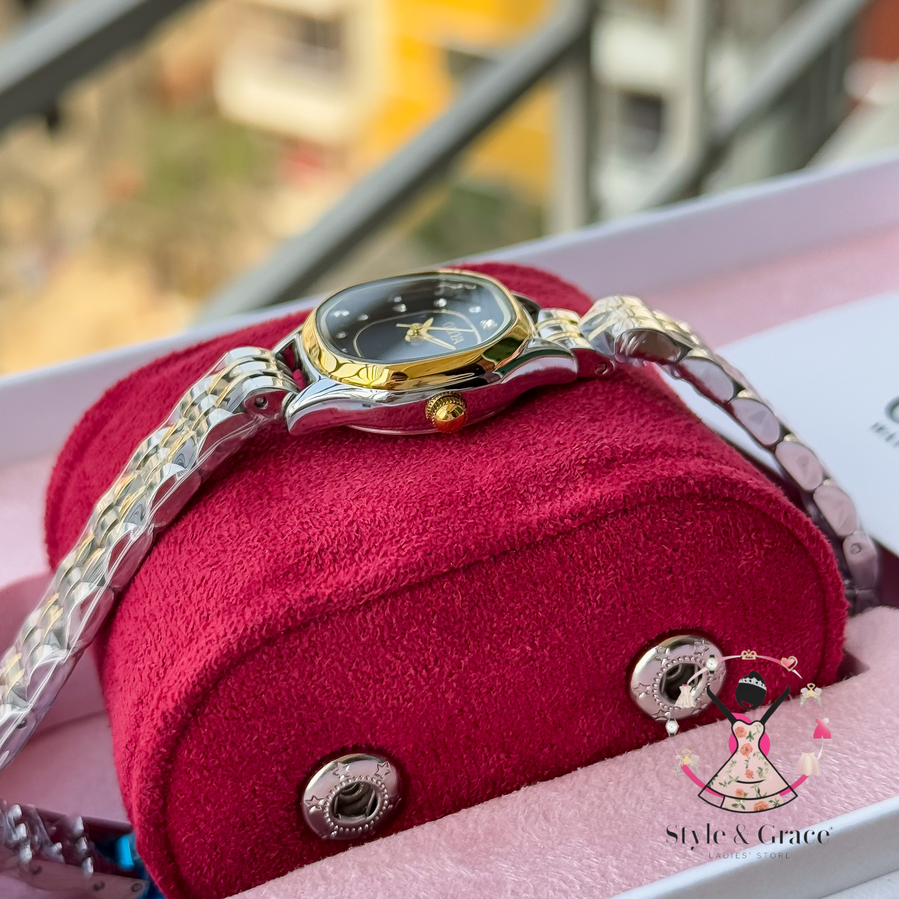 Oliya-6821| Small Round-Black | Dual Tone | Authentic Brand_img_3