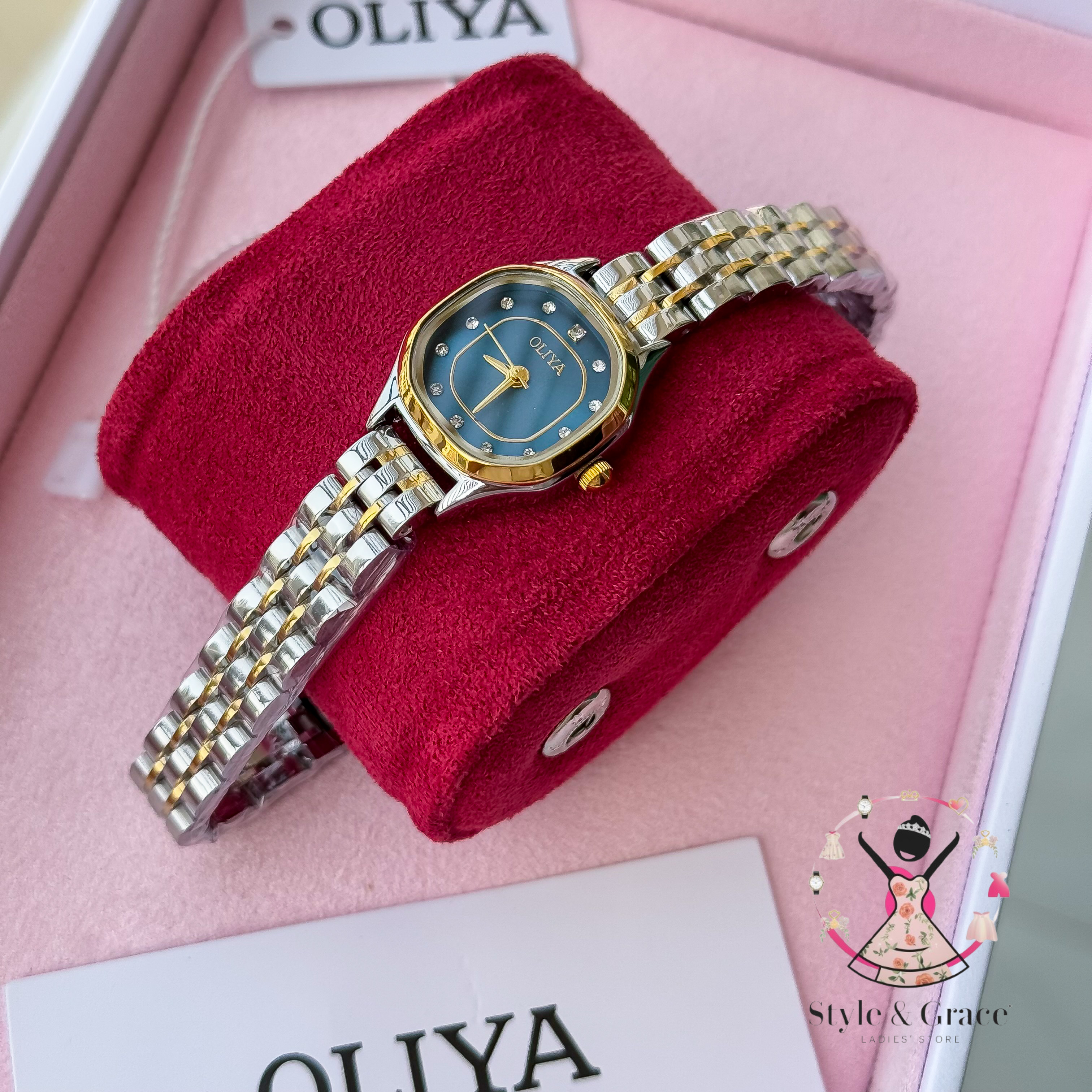 Oliya-6821| Small Round-Blue | Dual Tone | Authentic Brand_img_2