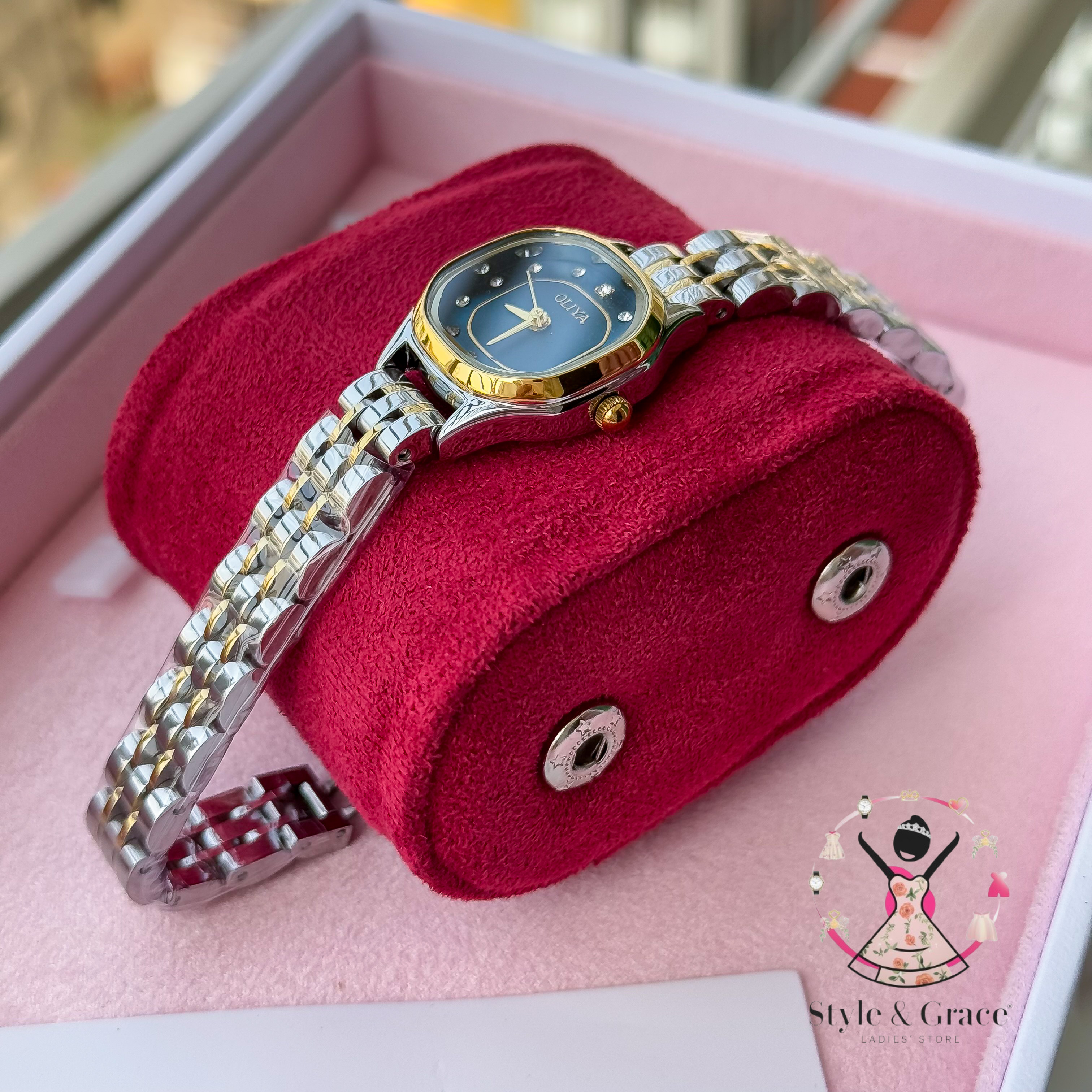 Oliya-6821| Small Round-Blue | Dual Tone | Authentic Brand_img_3