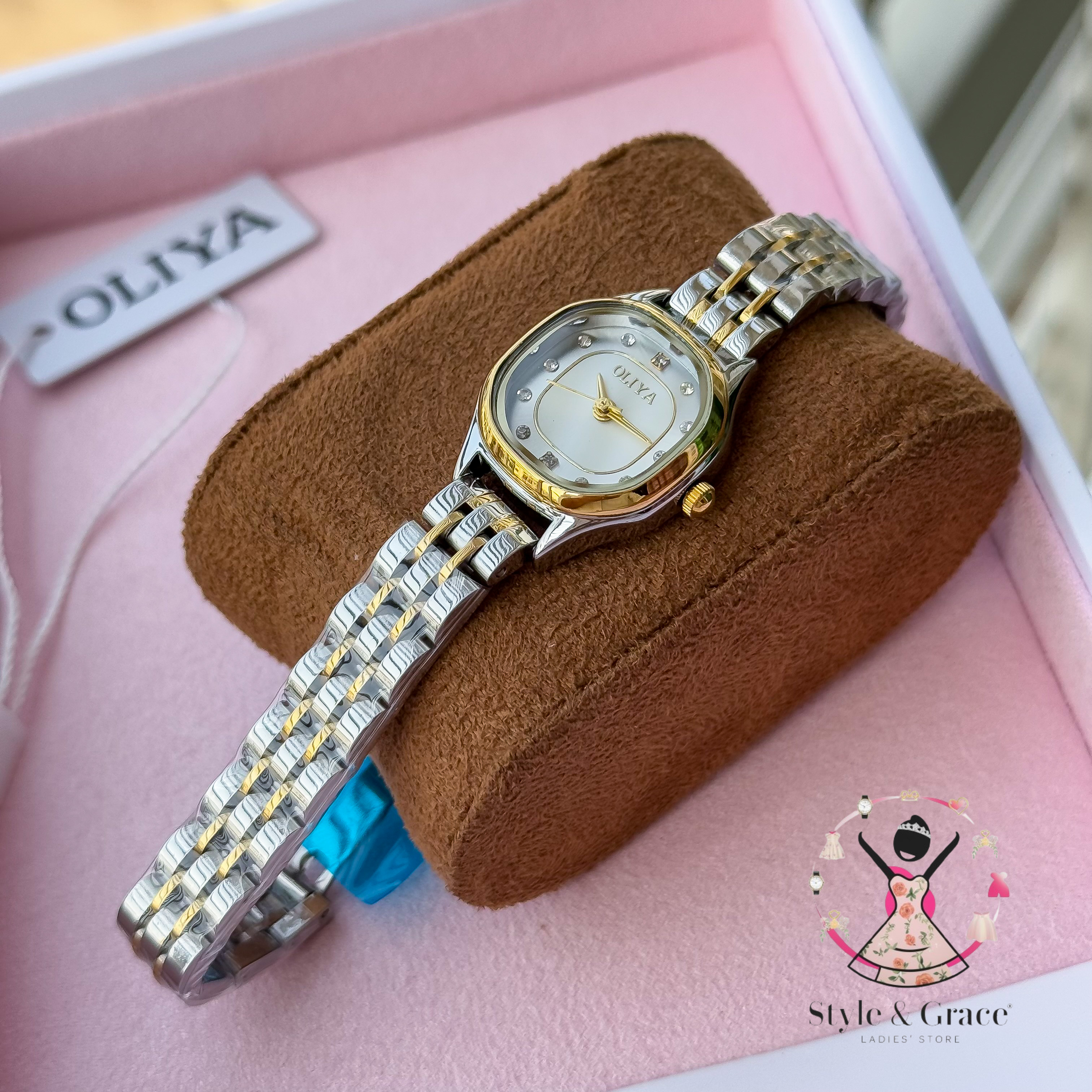 Oliya-6821| Small Round-Pearl White | Dual Tone | Authentic Brand_img_2