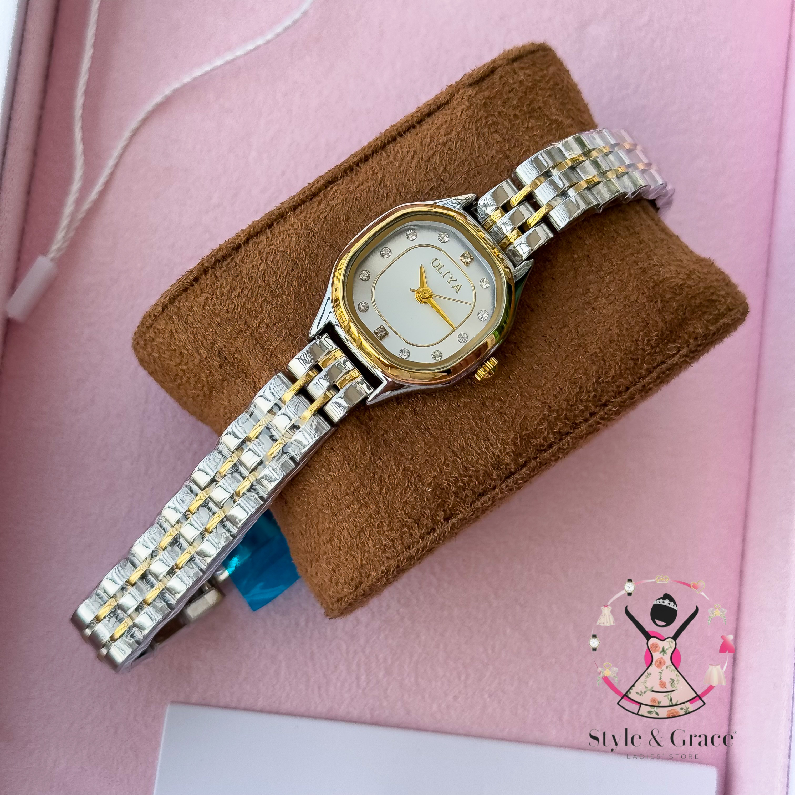 Oliya-6821| Small Round-Pearl White | Dual Tone | Authentic Brand_img_4
