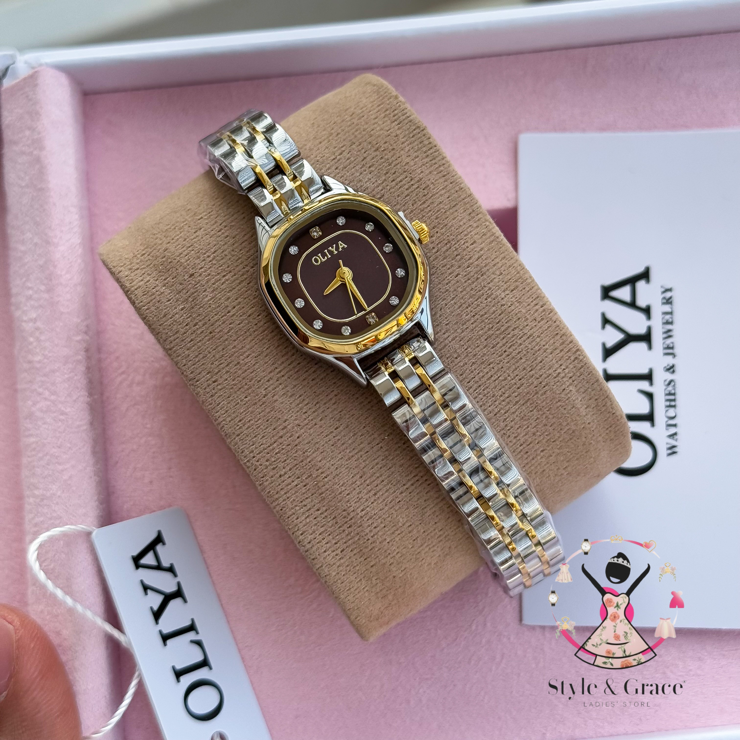 Oliya-6821| Small Round-Burgandy | Dual Tone | Authentic Brand_img_1