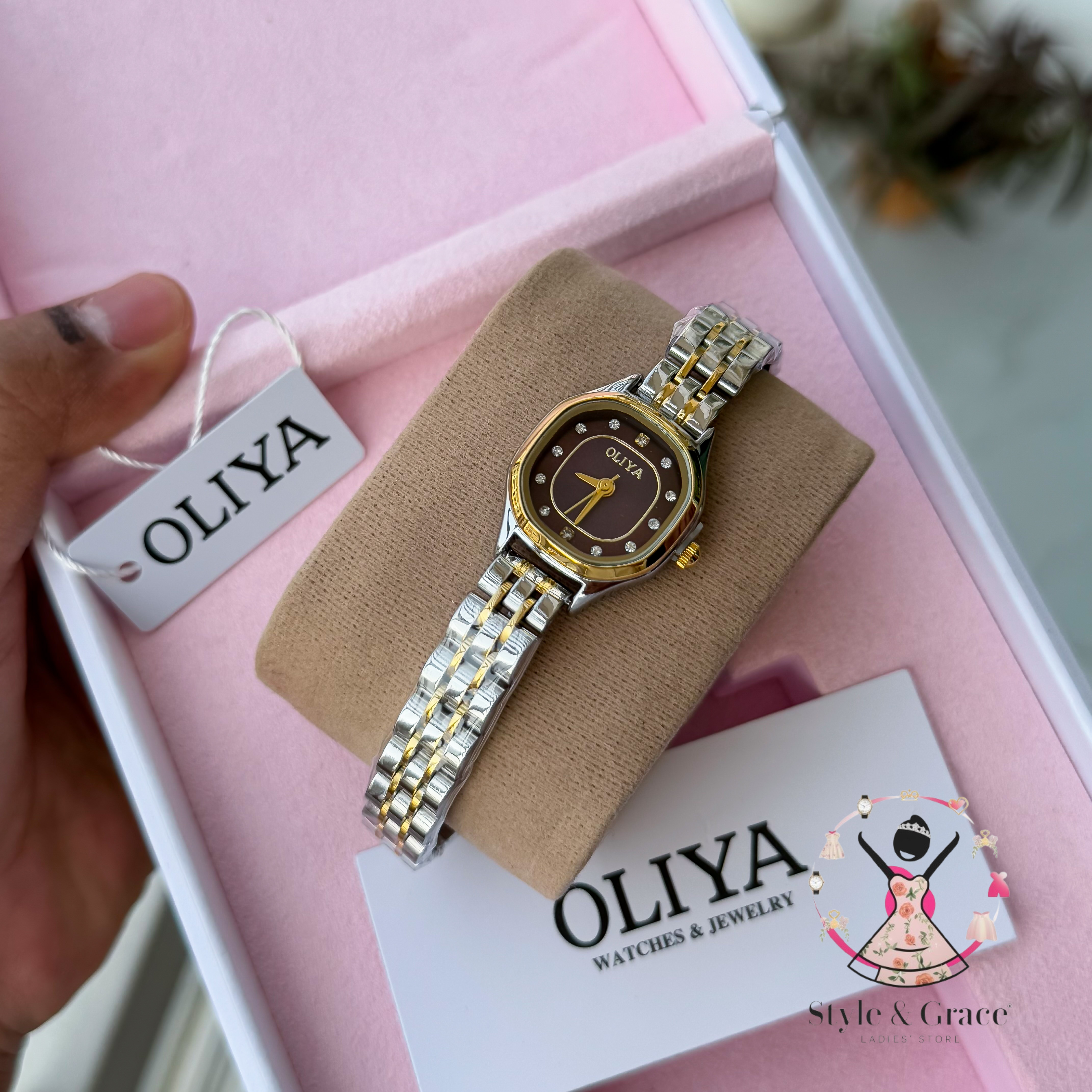 Oliya-6821| Small Round-Burgandy | Dual Tone | Authentic Brand_img_2