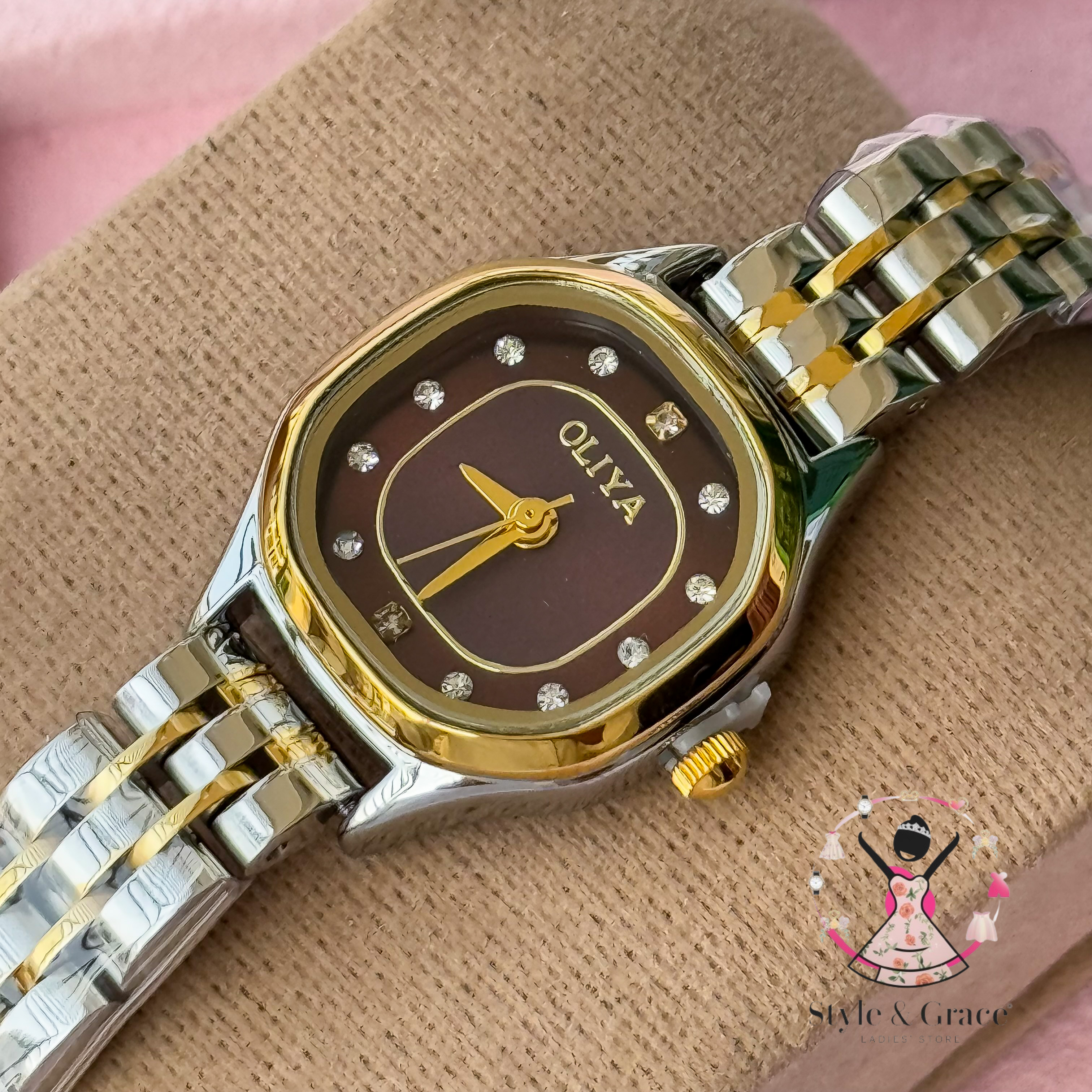 Oliya-6821| Small Round-Burgandy | Dual Tone | Authentic Brand_img_4