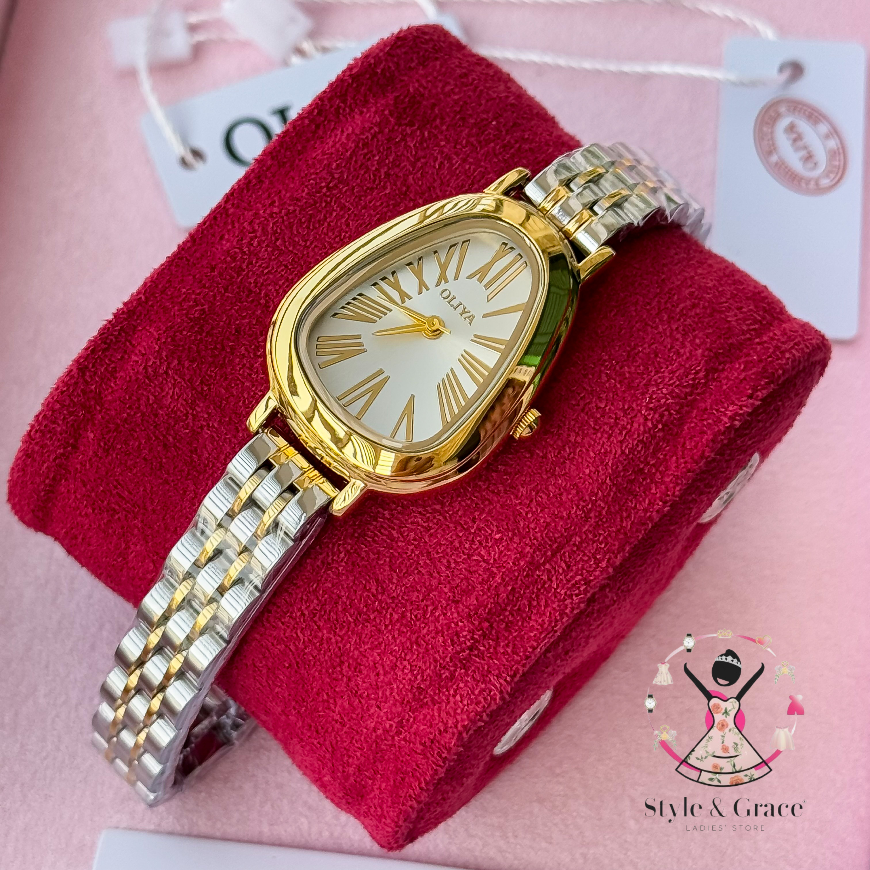 Oliya- Round Triangle| Pearl White | Dual Tone | Authentic Brand_img_5