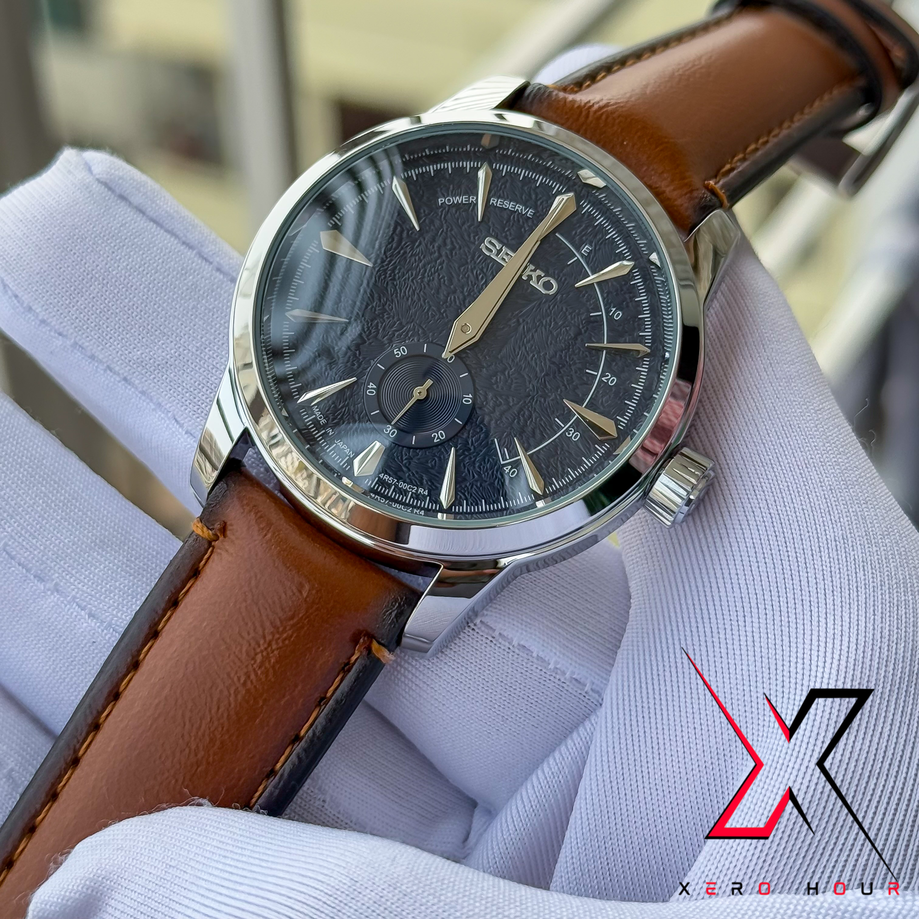 SEIKO PRESAGE | SECOND HAND DIAL | BROWN BLUE | AA