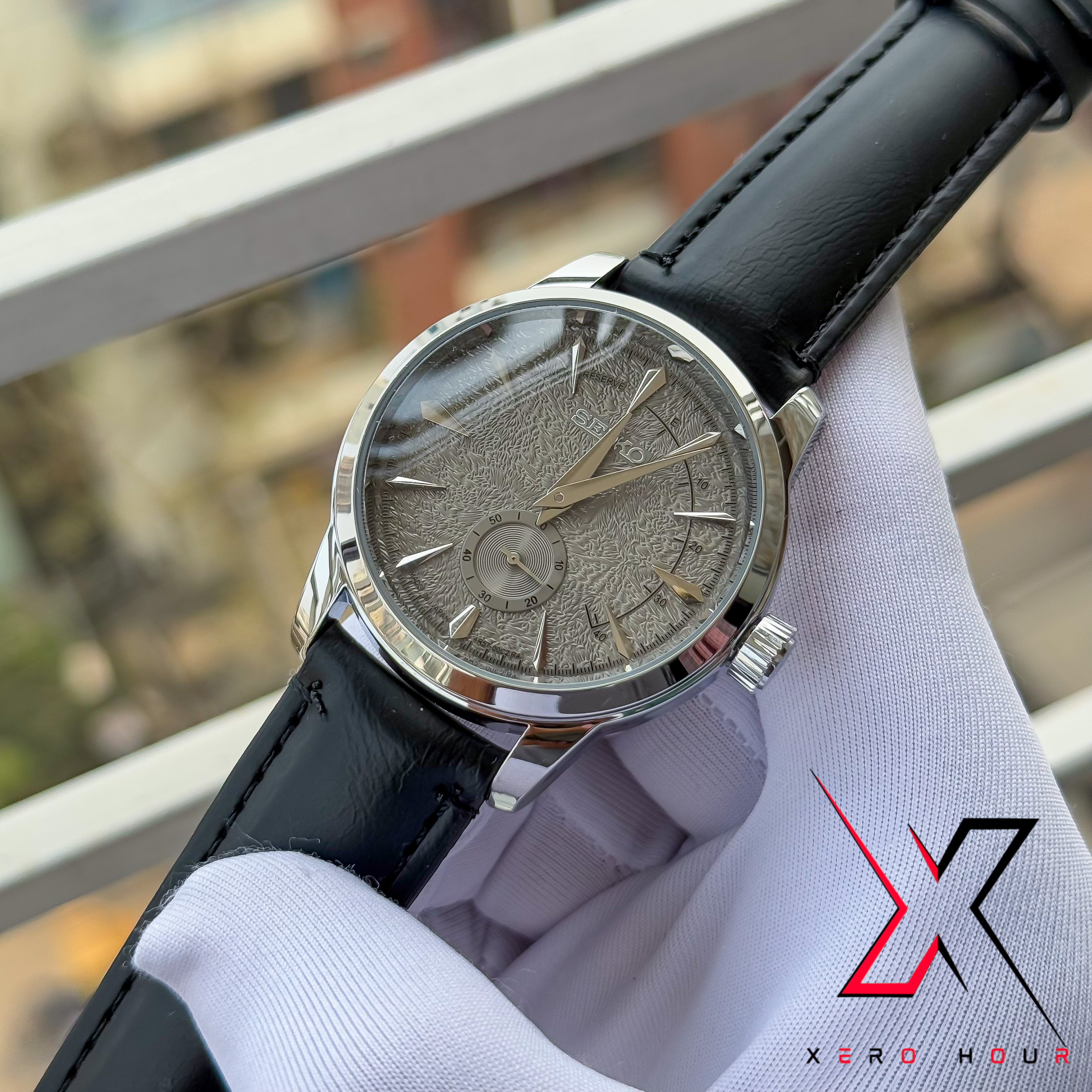 SEIKO PRESAGE | SECOND HAND | BLACK BELT GREY DIAL | AA