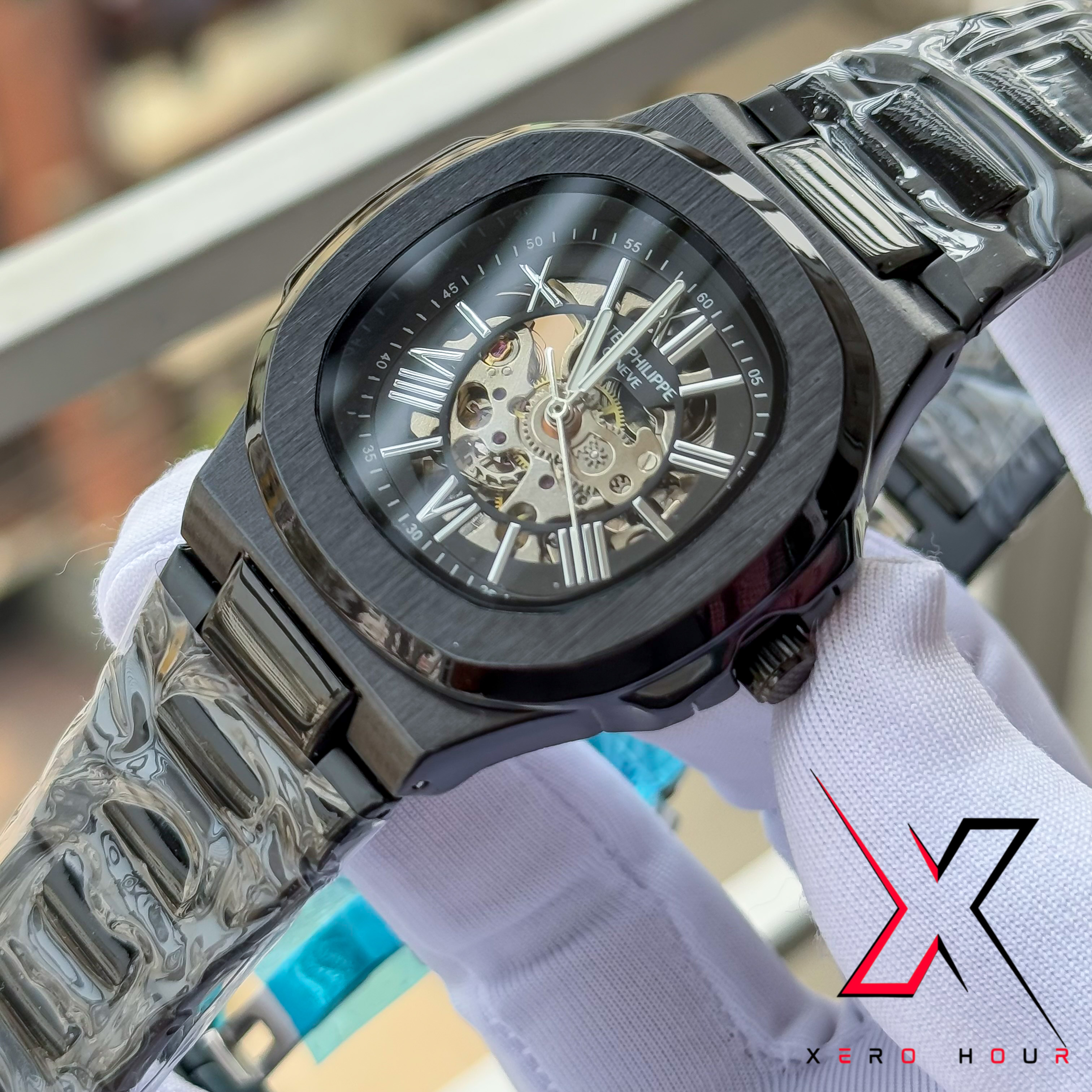 PATEK PHILIPPE | SKELETON DIAL | SINGLE TONE BLACK | V3_img_5