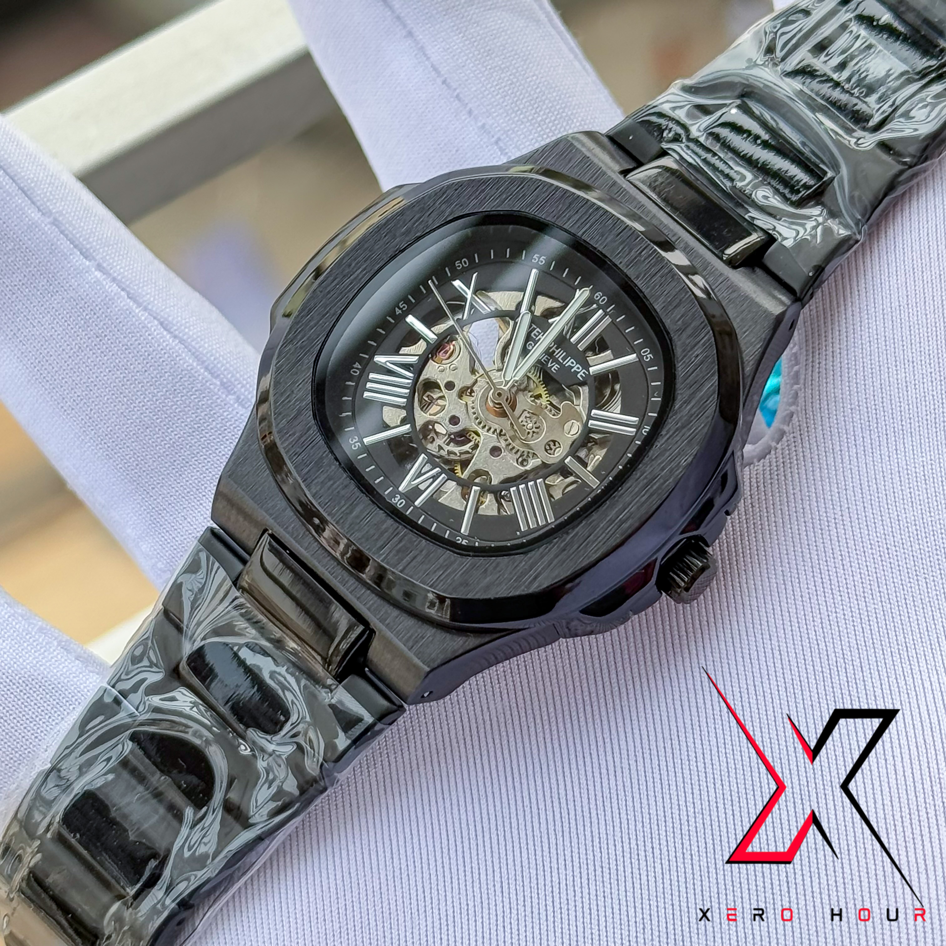 PATEK PHILIPPE | SKELETON DIAL | SINGLE TONE BLACK | V3_img_4