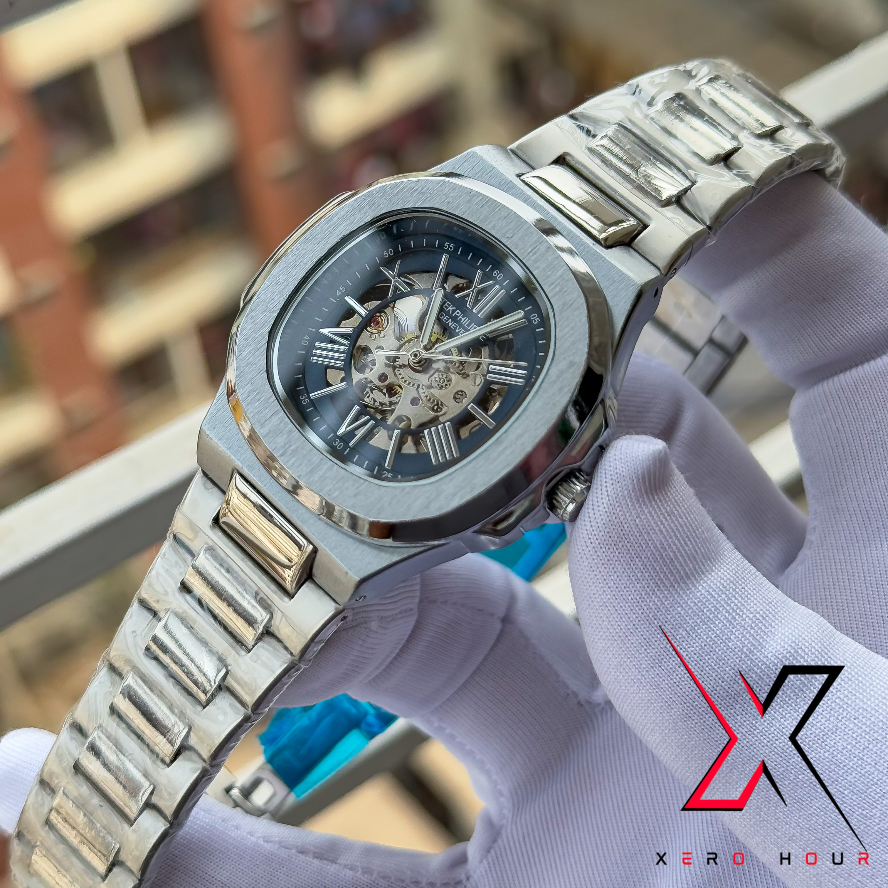 PATEK PHILIPPE | SKELETON DIAL | SINGLE TONE | DARK BLUE | VERSION 3_img_3