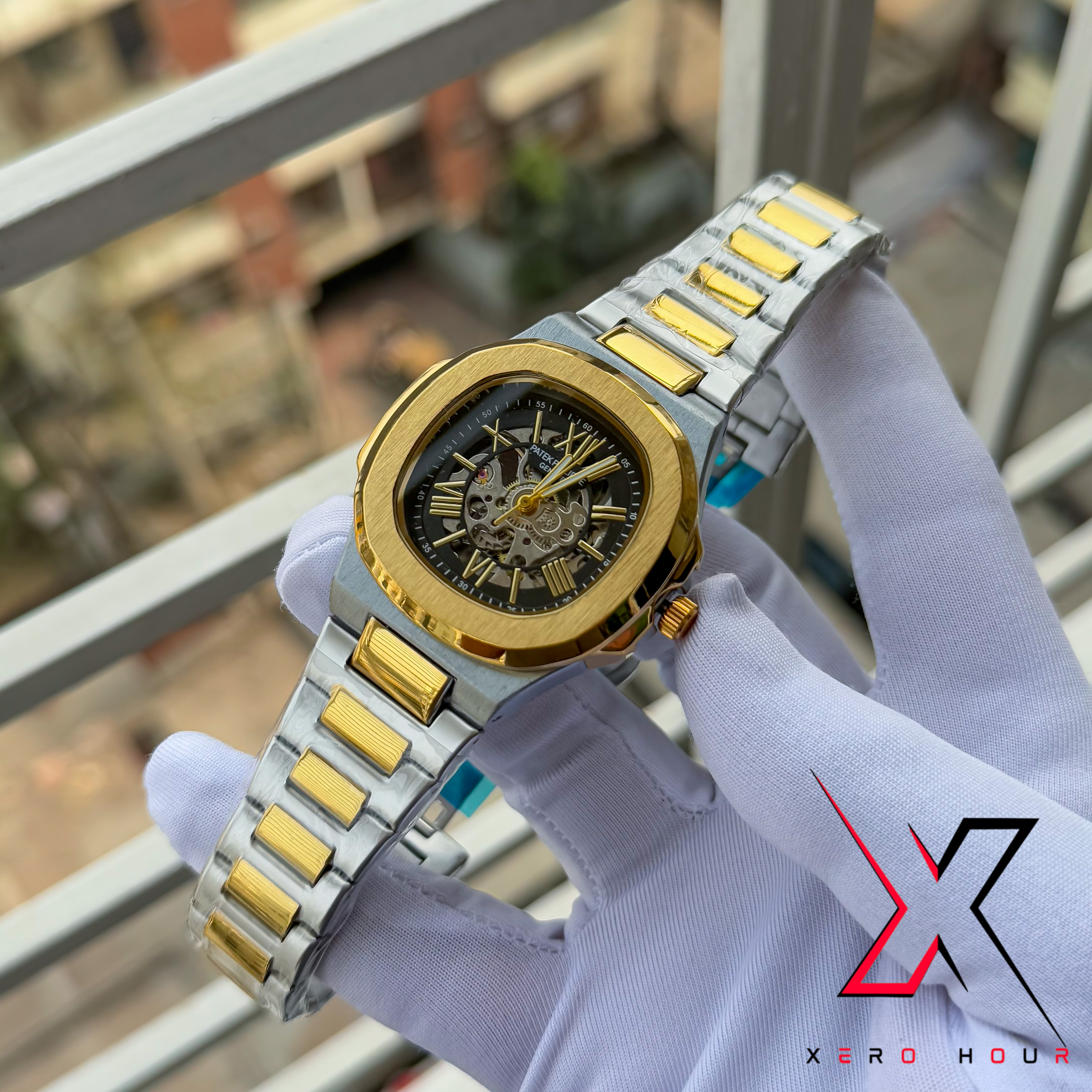 PATEK PHILIPPE | SKELETON DIAL | DUAL TONE BLACK DIAL | VERSION 3