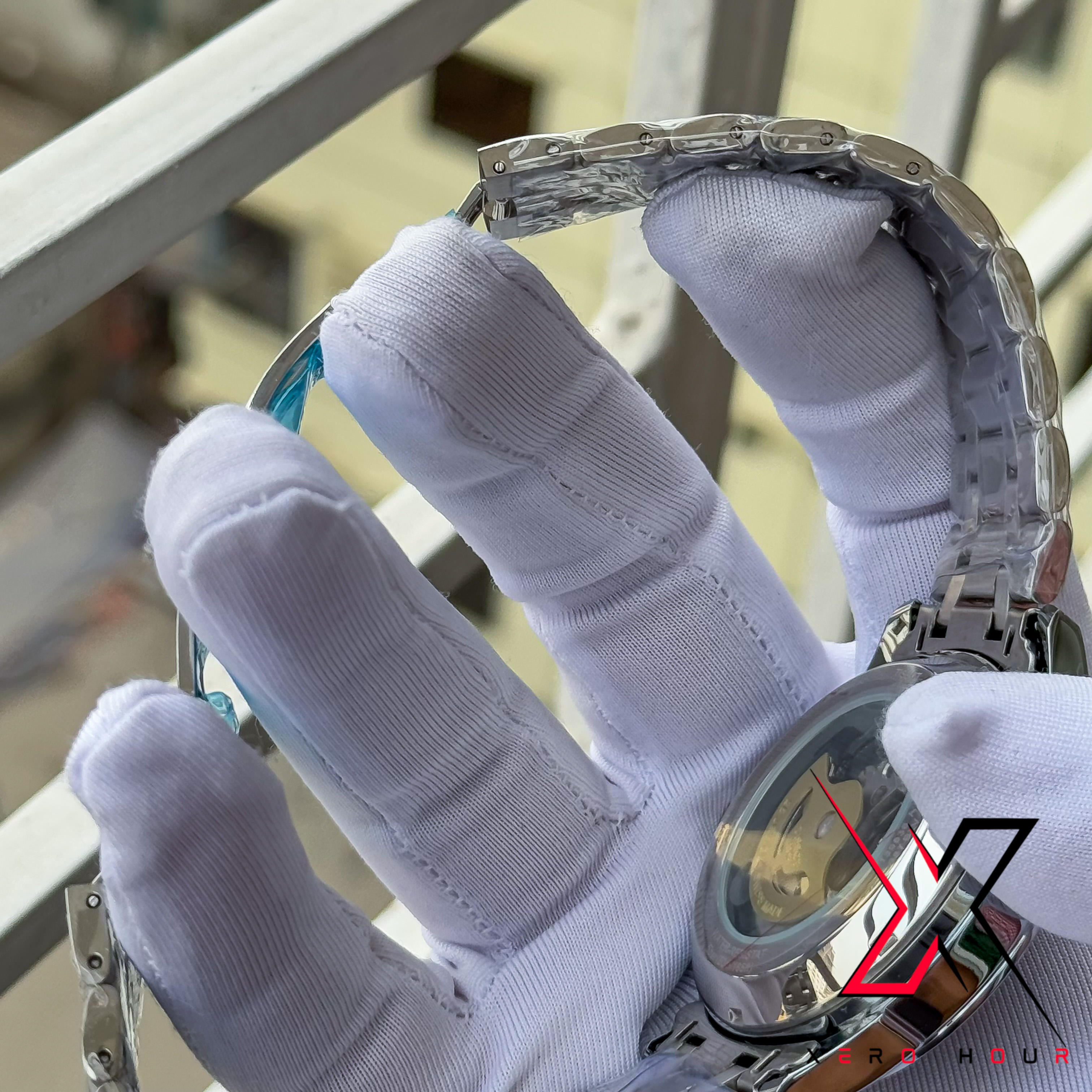 TISSOT OPEN HEART | AUTOMATIC SKELETON | WAVE BLUE DIAL | AA_img_4