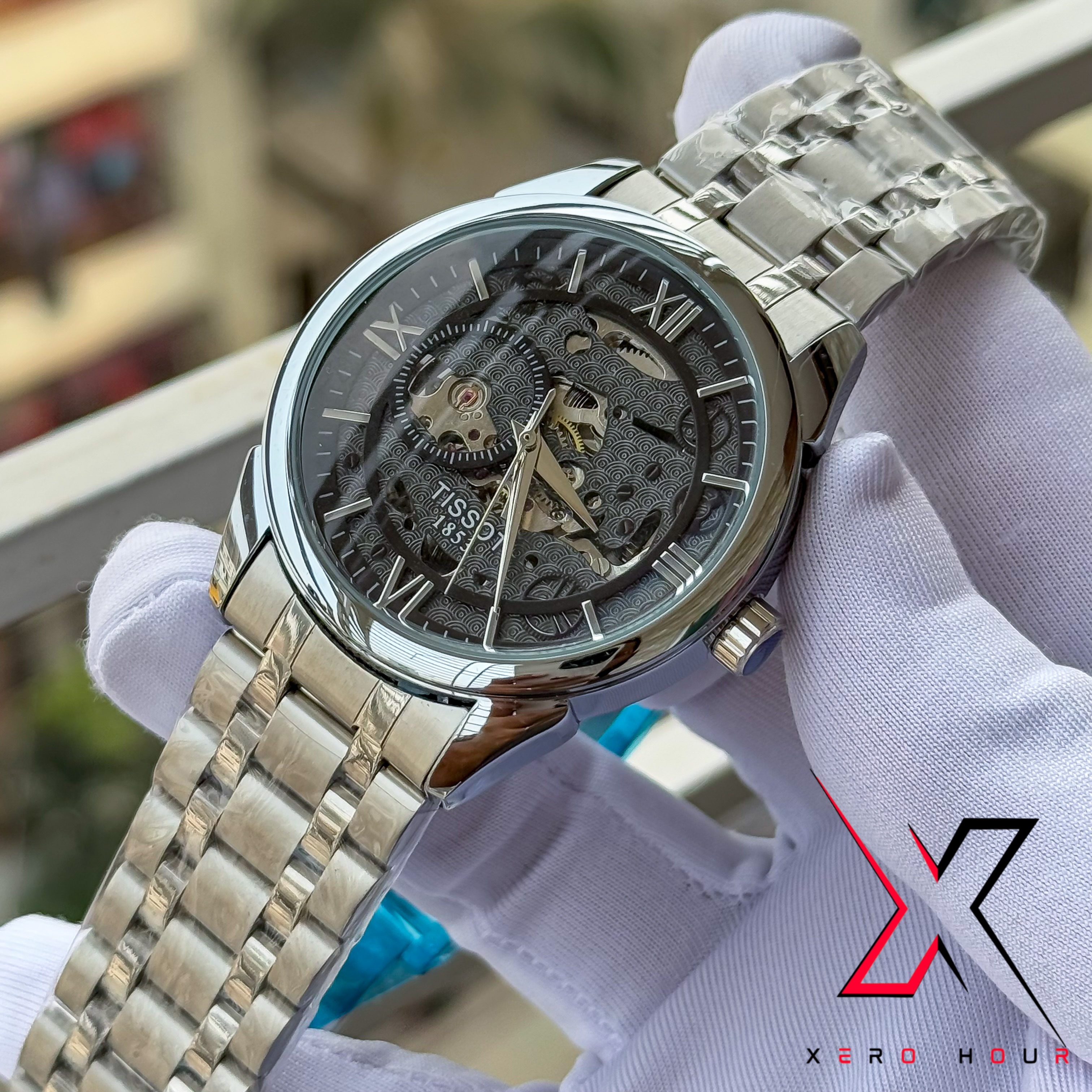 TISSOT | OPEN HEART STYLE | WAVE BLACK DIAL | AUTOMATIC | AA_img_4