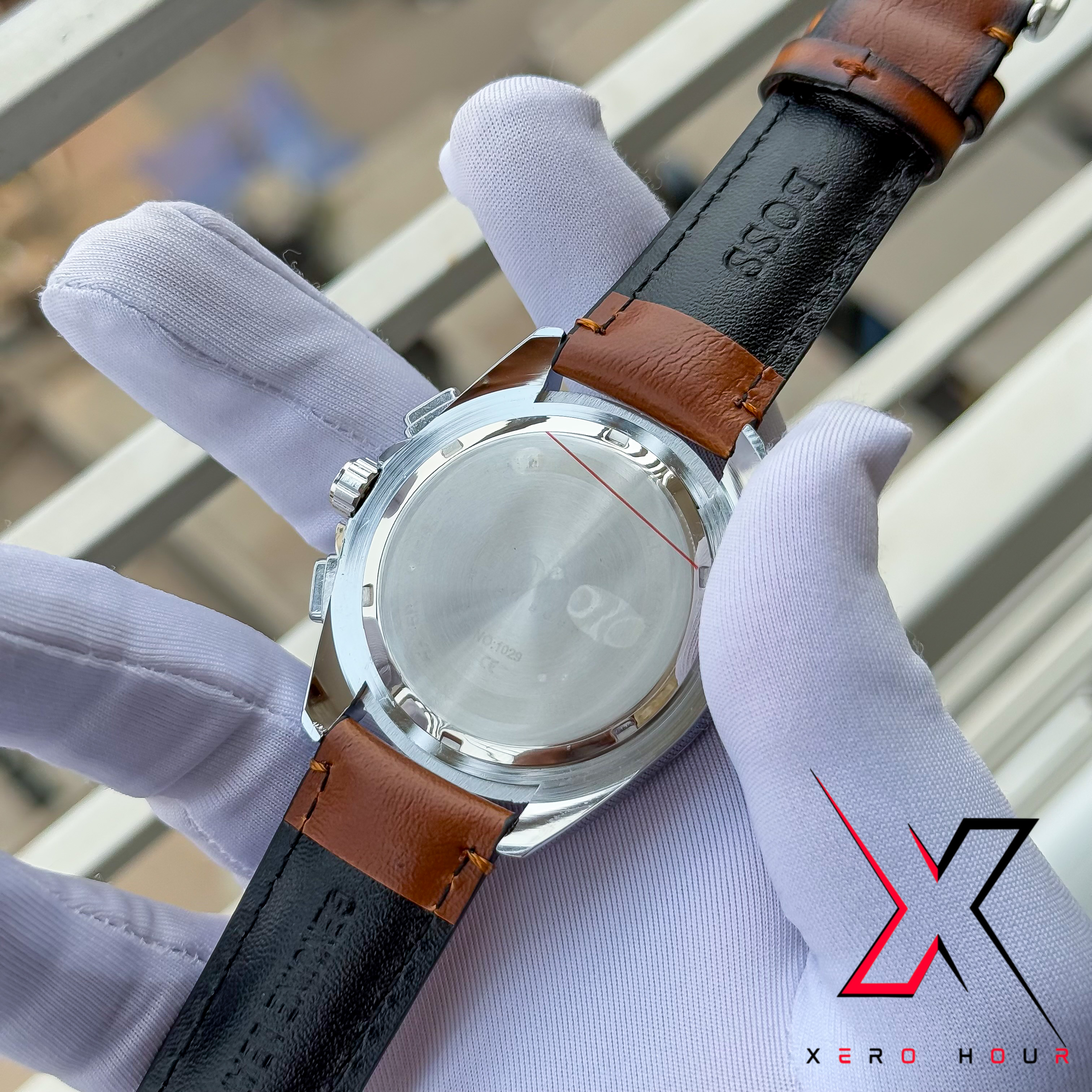 HUGO BOSS | CHRONOGRAPH | ROTATE | BROWN LEATHER | AA_img_4