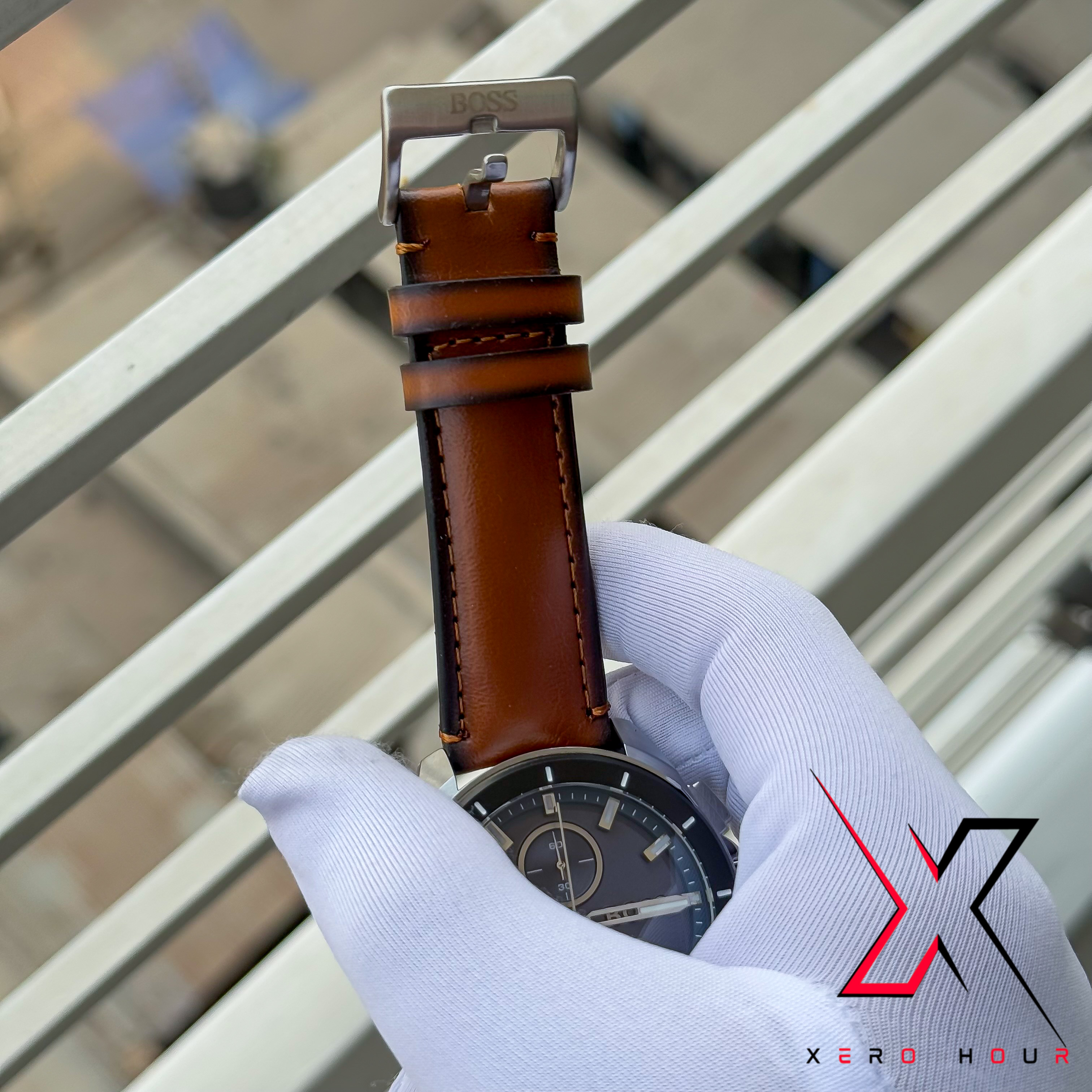 HUGO BOSS | CHRONOGRAPH | ROTATE | BROWN LEATHER | AA_img_5