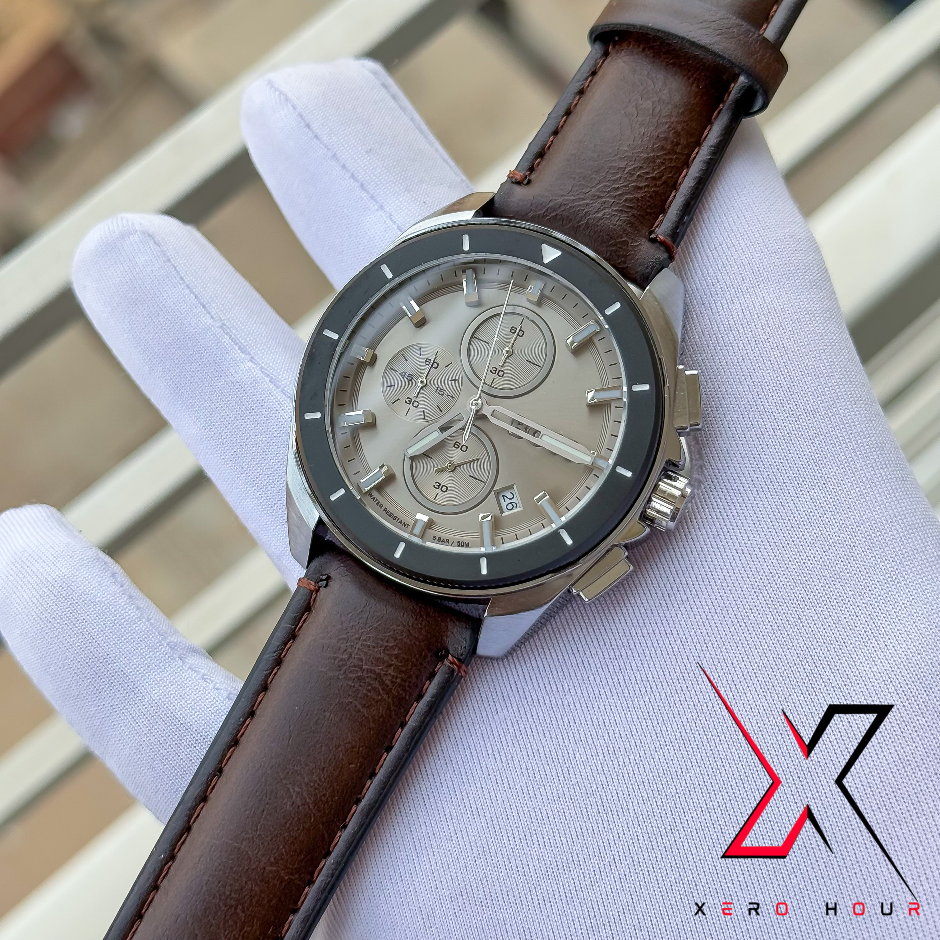 HUGO BOSS | CHRONOGRAPH | ROTATING | DARK CHOCOLATE GREY | AA_img_6