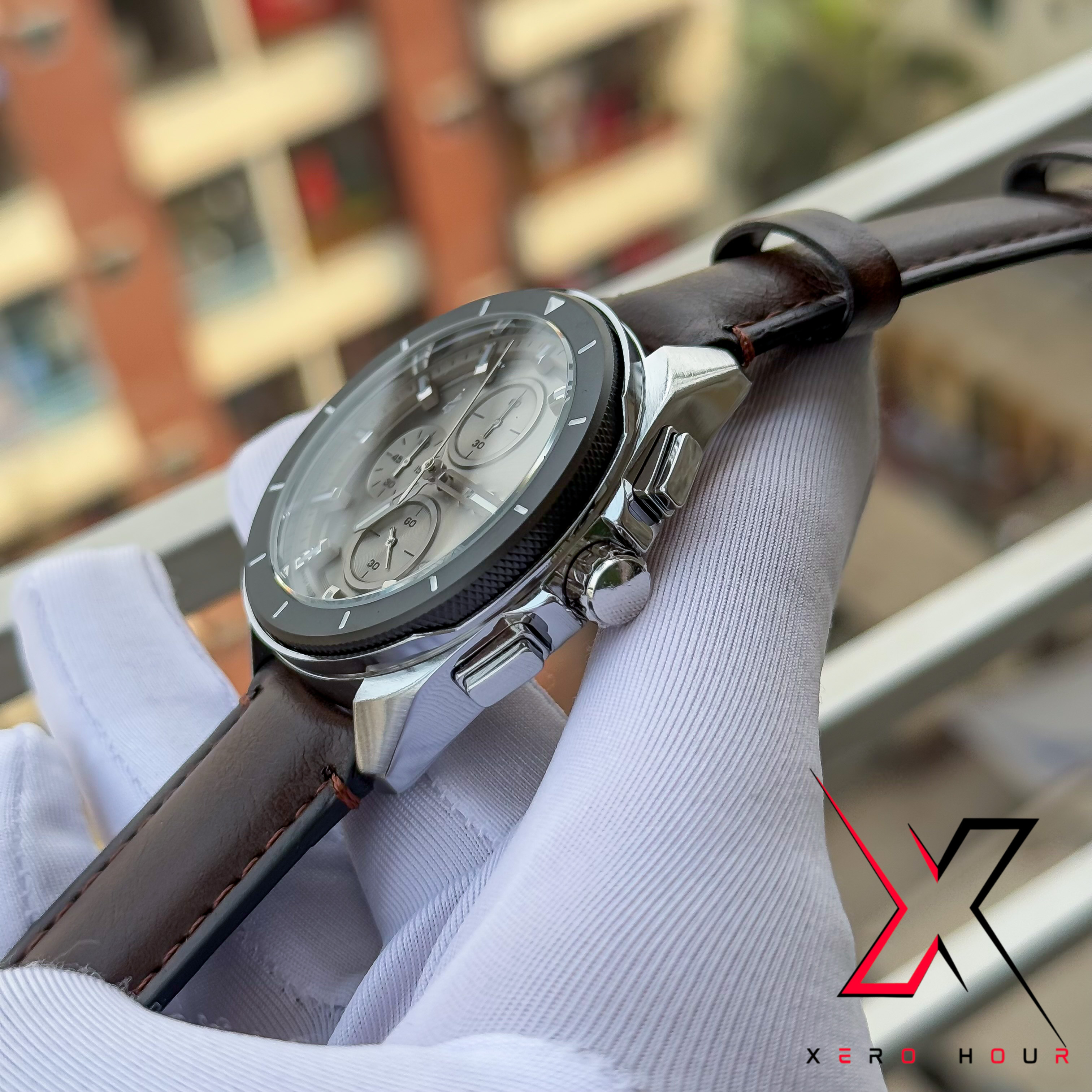 HUGO BOSS | CHRONOGRAPH | ROTATING | DARK CHOCOLATE GREY | AA_img_2