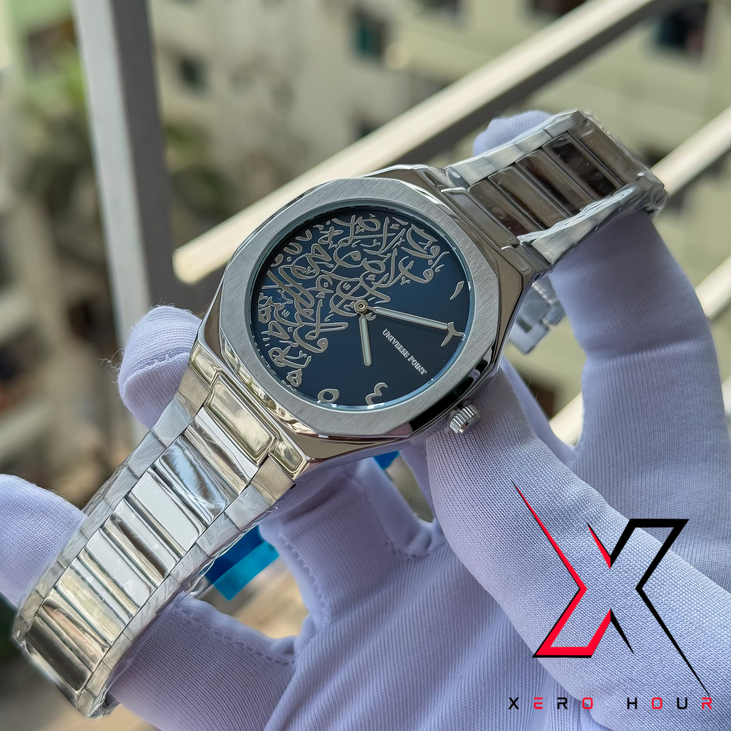 UNIVERSE POINT | ARABIAN DIAL | SINGLE TONE | BLUE DIAL