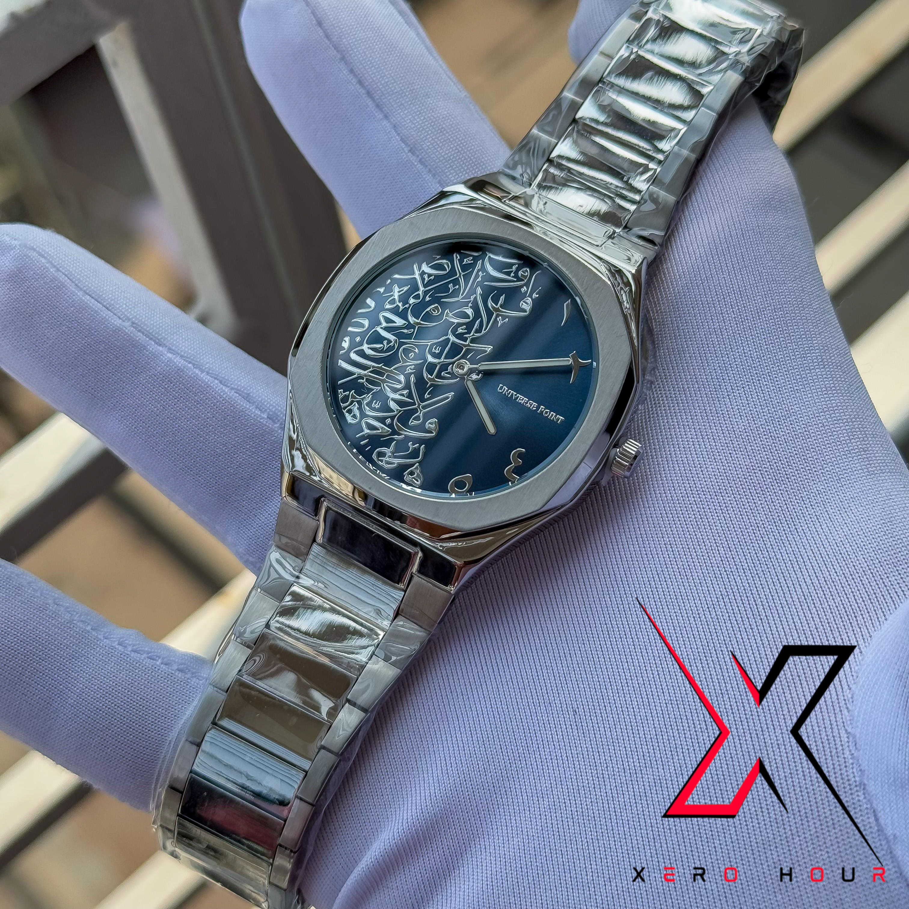 UNIVERSE POINT | ARABIAN DIAL | SINGLE TONE | BLUE DIAL_img_4
