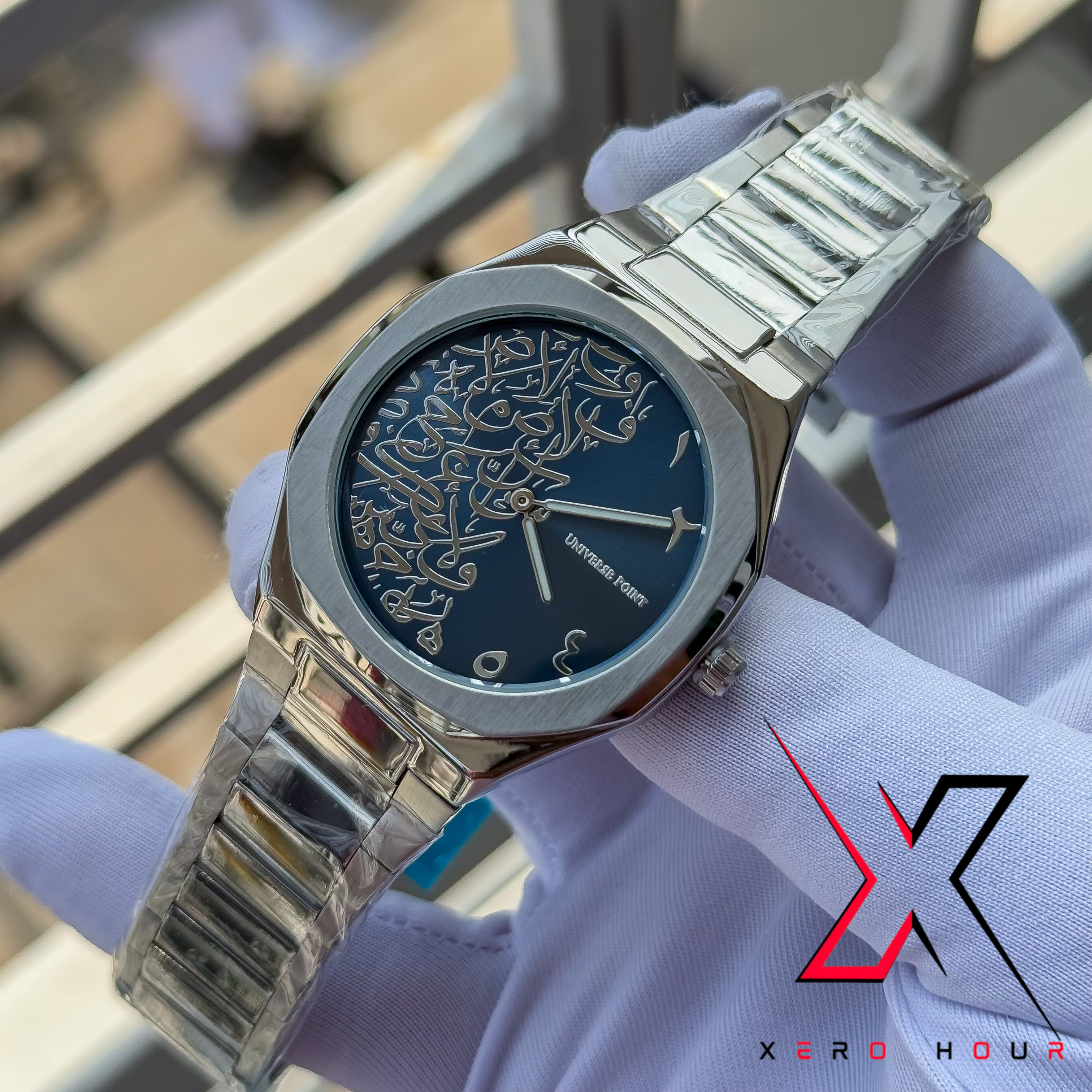 UNIVERSE POINT | ARABIAN DIAL | SINGLE TONE | BLUE DIAL_img_5