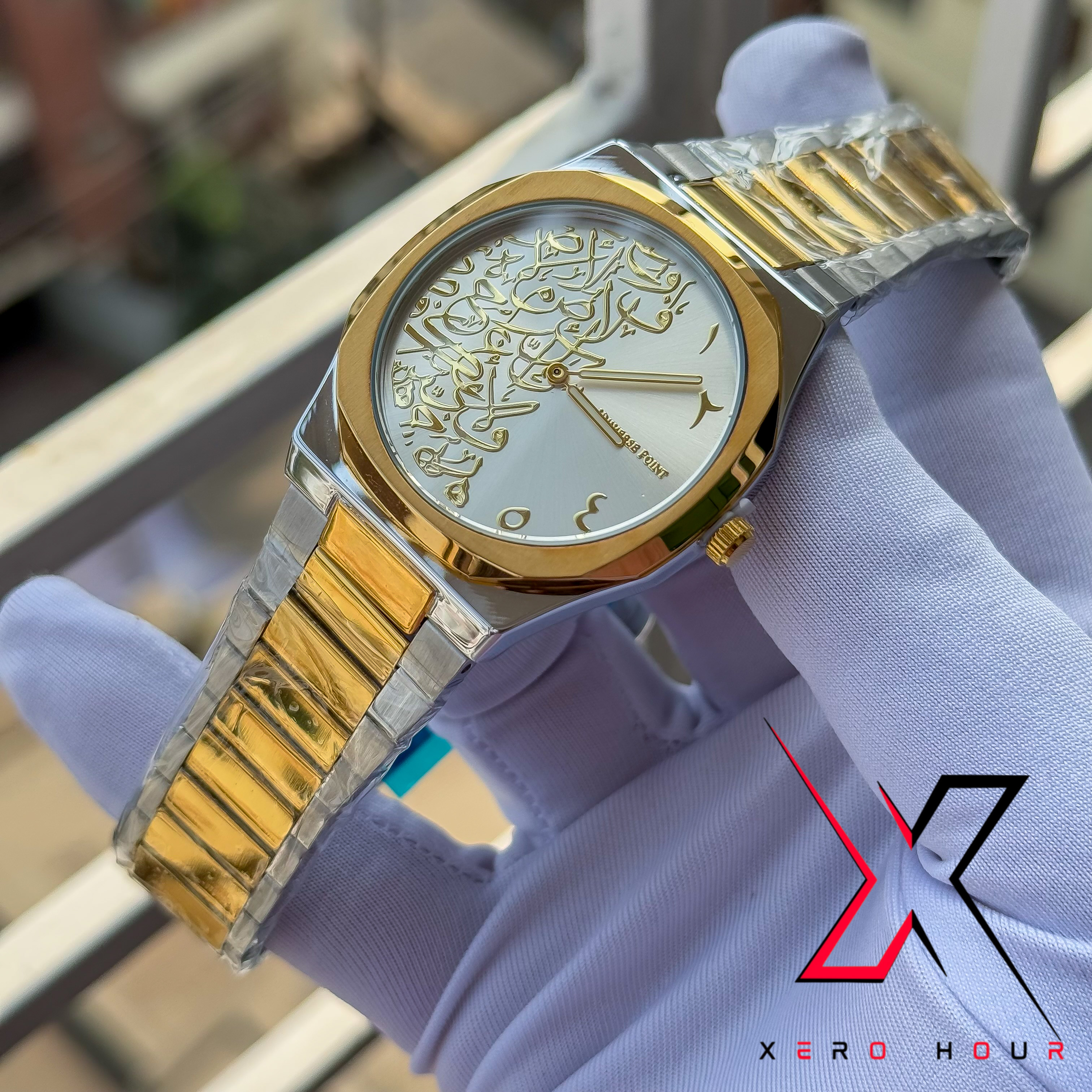 UNIVERSE POINT | ARABIAN DIAL | DUAL TONE | WHITE DIAL