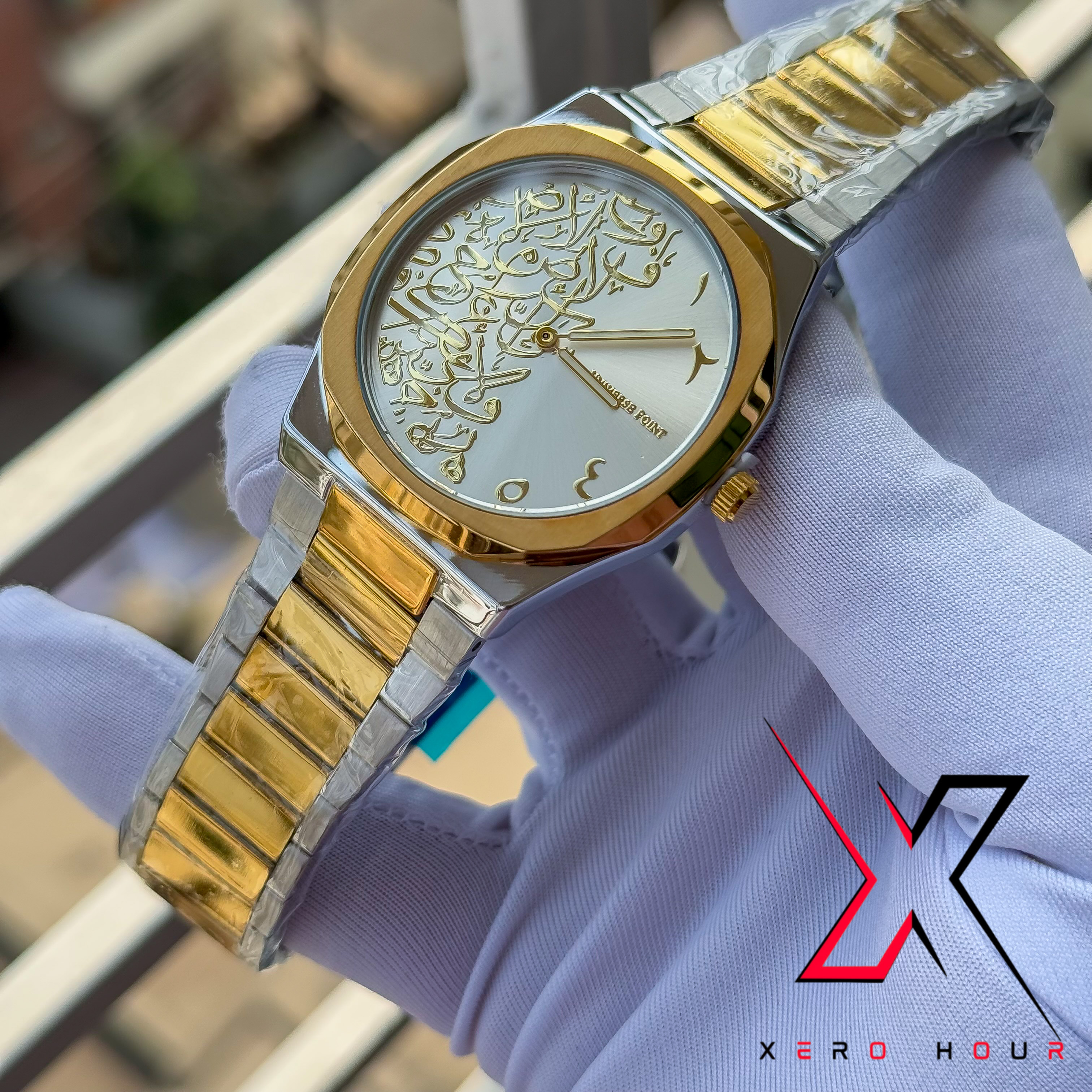 UNIVERSE POINT | ARABIAN DIAL | DUAL TONE | WHITE DIAL_img_3
