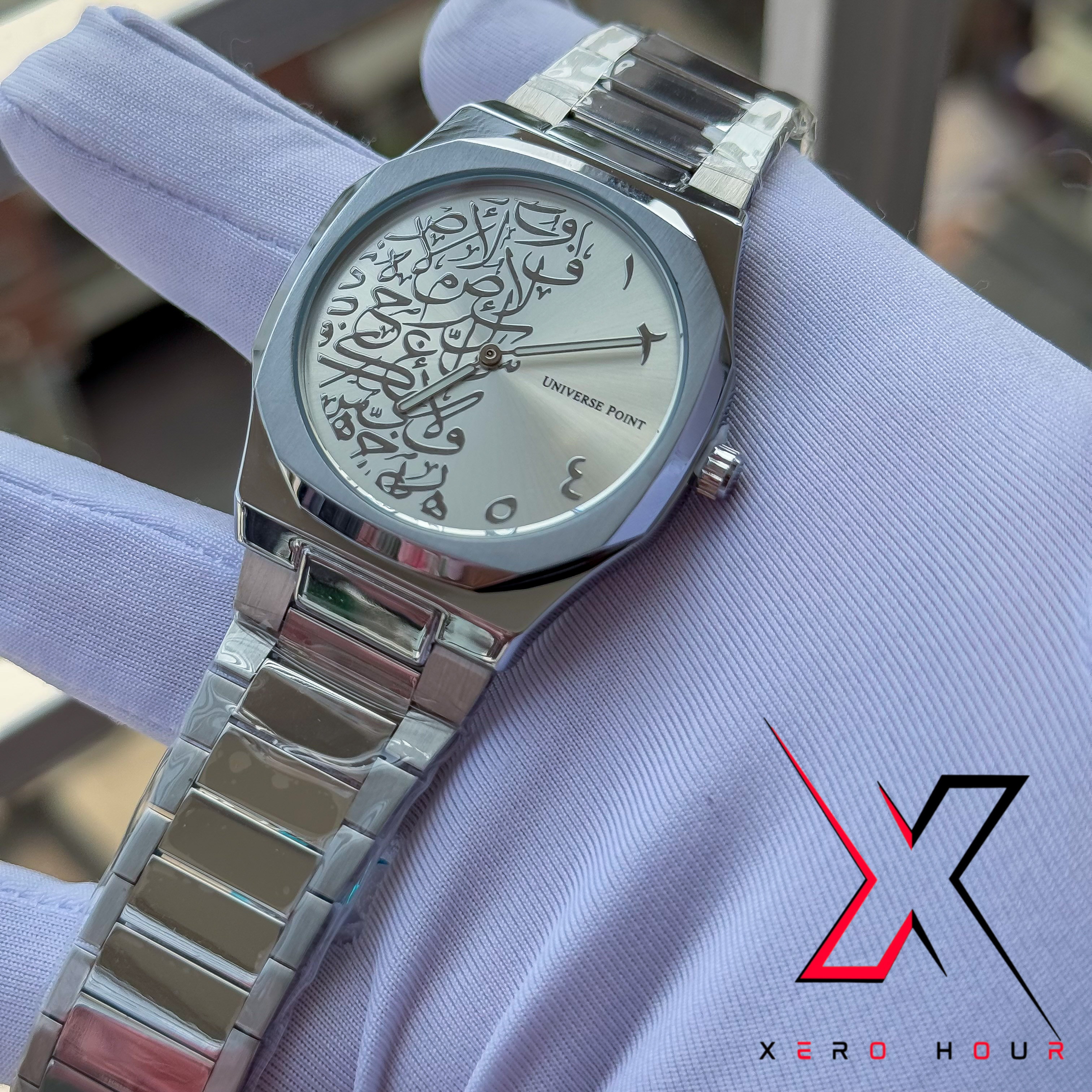 UNIVERSE POINT | ARABIAN DIAL | SINGLE TONE | WHITE DIAL_img_1