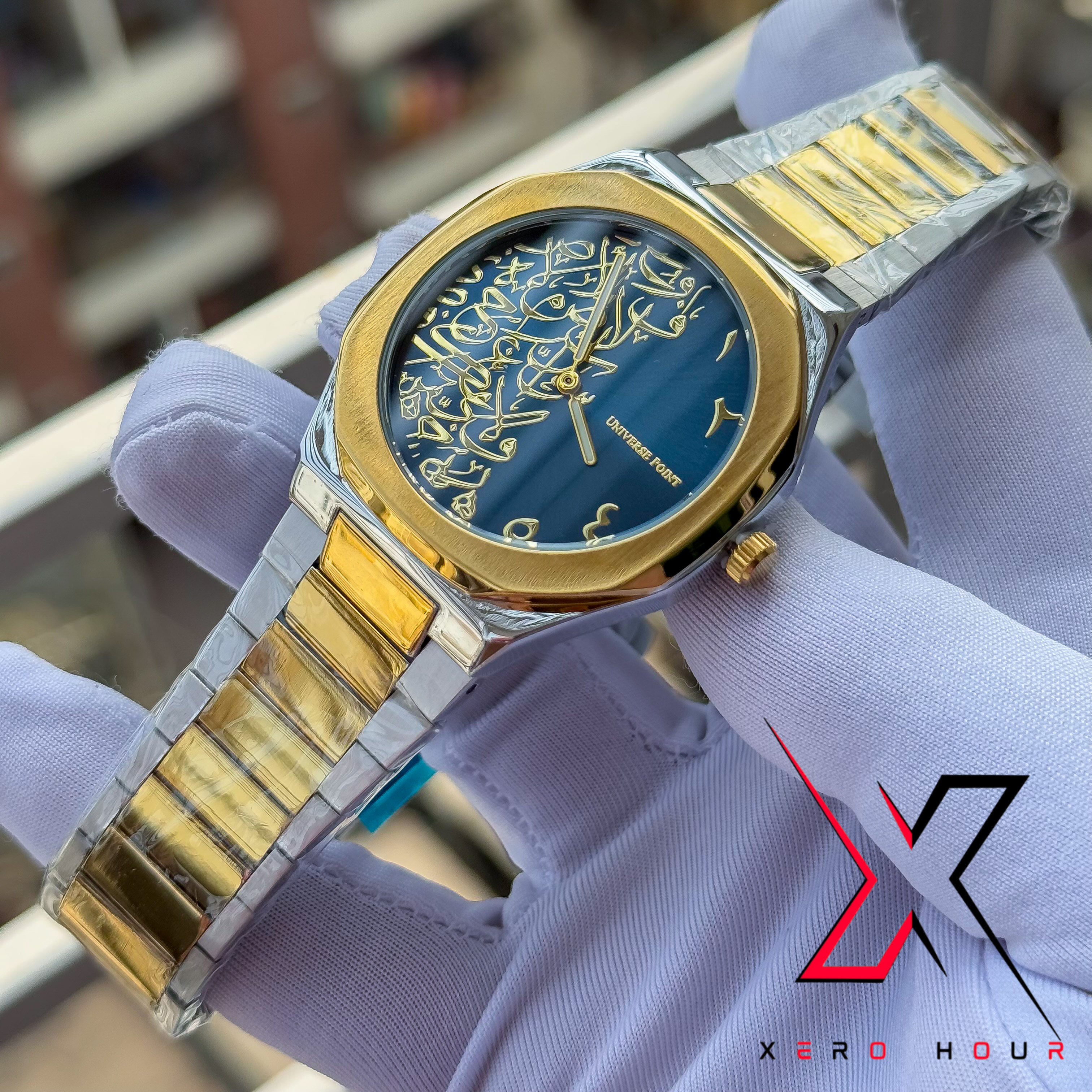 UNIVERSE POINT | ARABIAN DIAL | DUAL TONE | BLUE DIAL_img_1