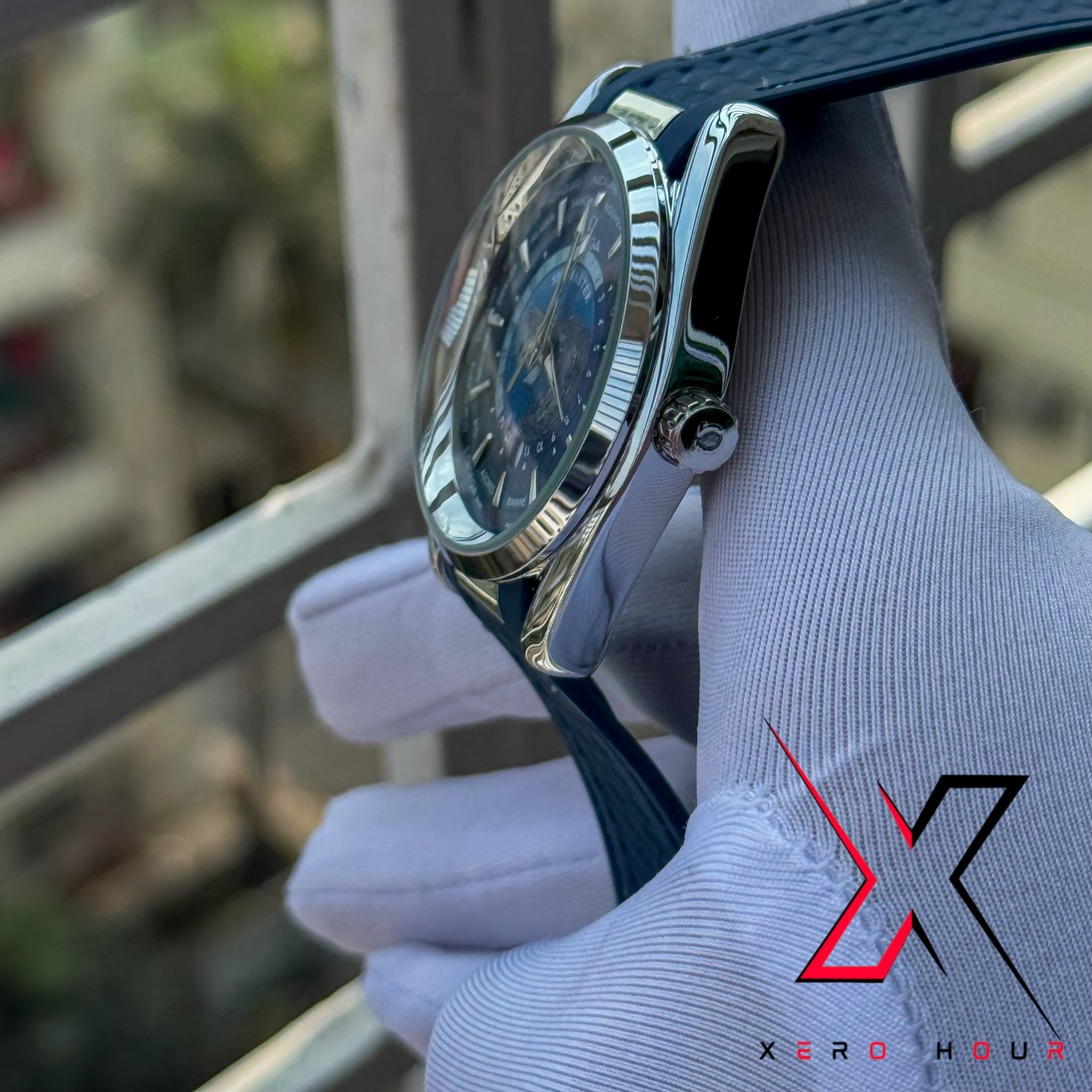 OMEGA SEAMASTER | WORLDTIMER | SILICON STRAP WATHCES_img_4