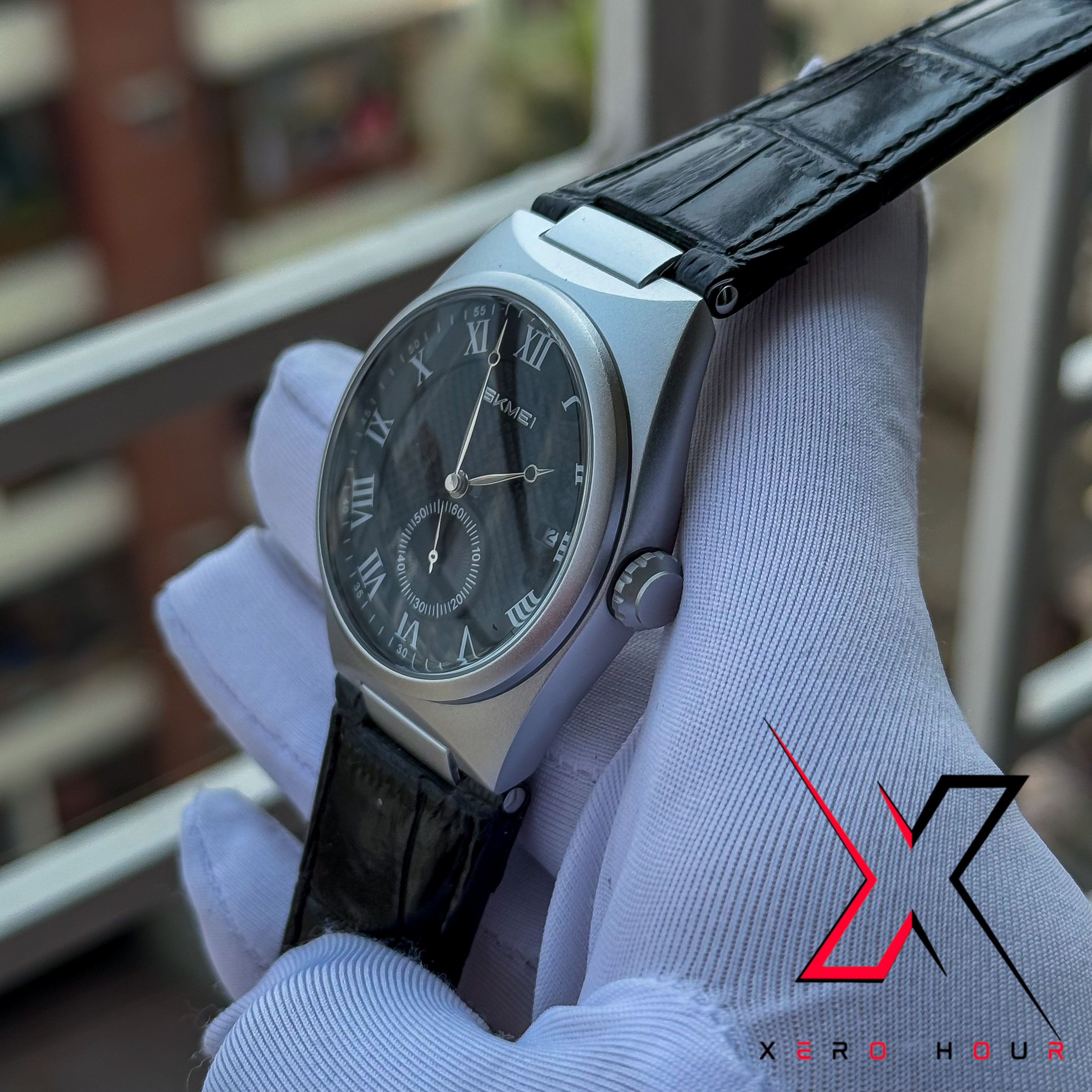 SKMEI | Date & second hand spe | Silver black dial_img_5