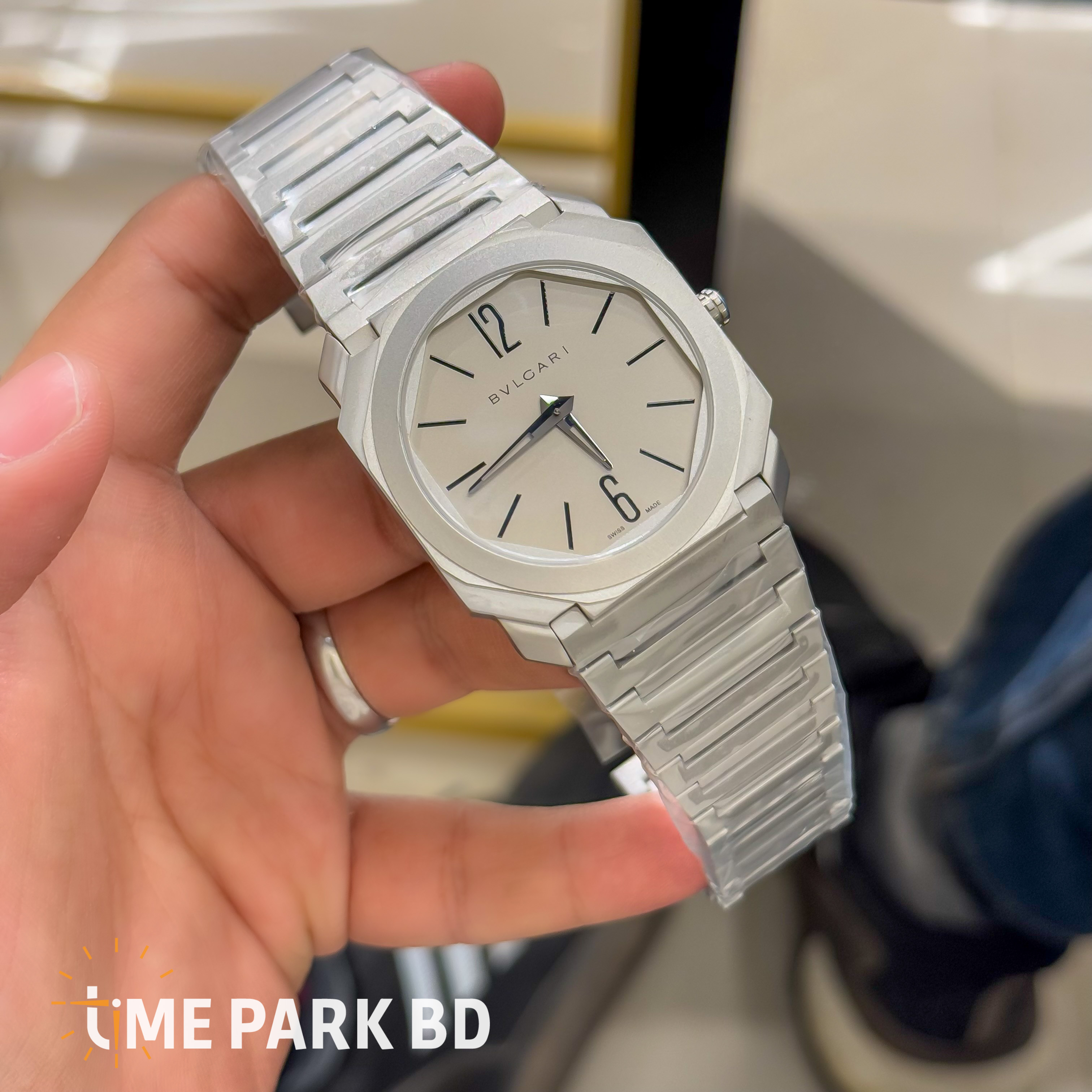 Bvlgari Octagon Grey dial Super Slim Master grade