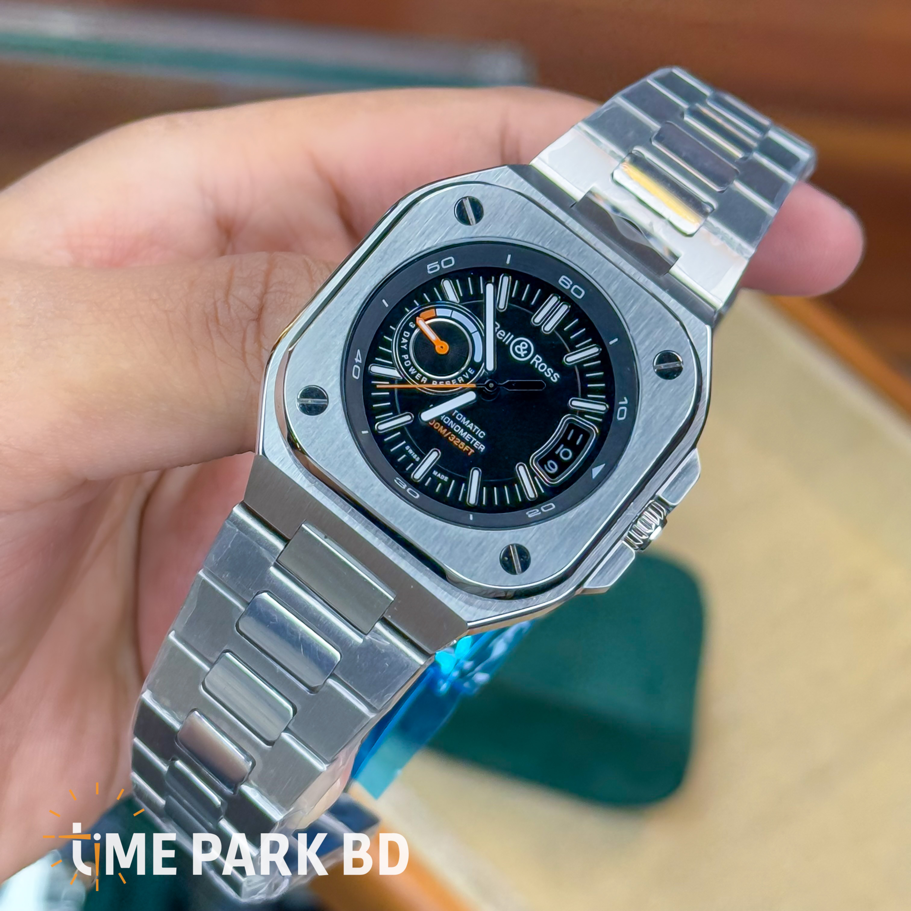 Bell & Rose | Orange accent Chronograph |Euro grade quartz