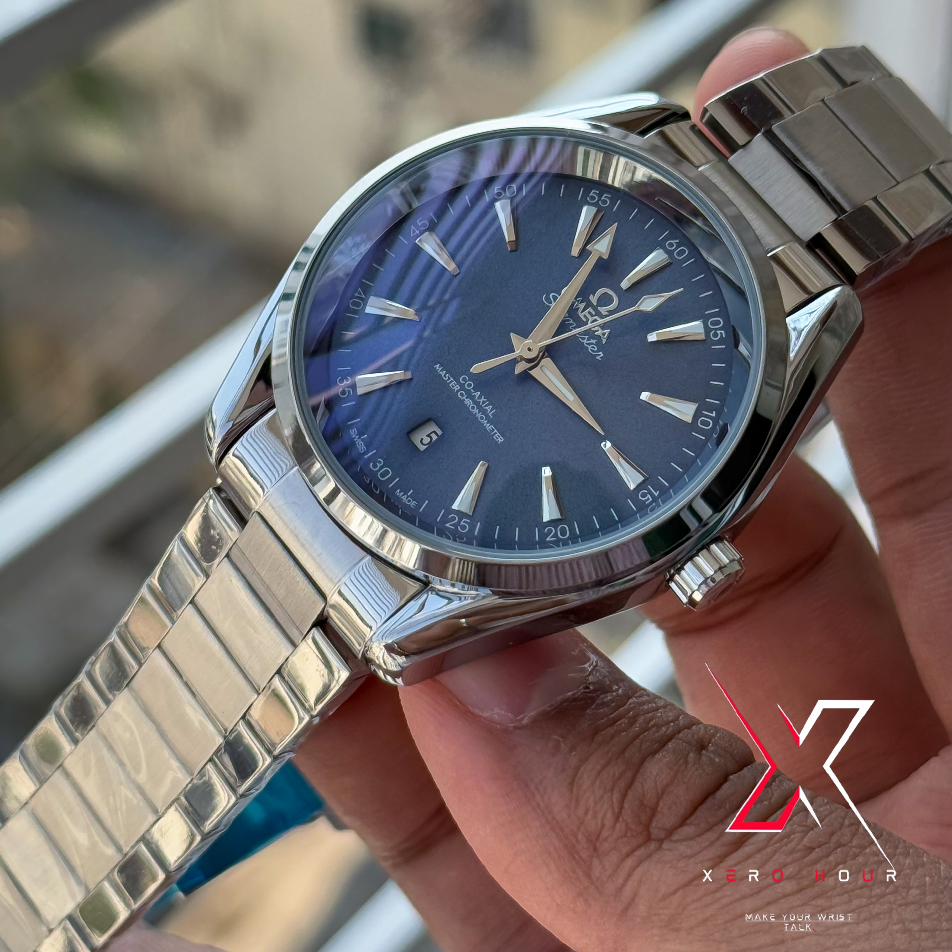 Omega Aqua Terra | Quartz Movement | Blue Dial | AA Grade_img_5