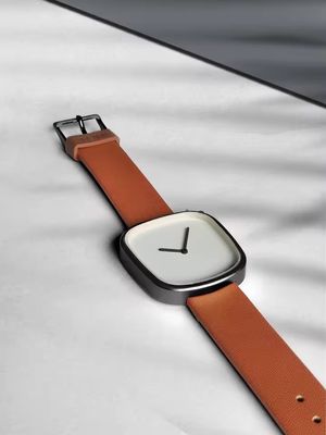 TOMI T-077 Unisex Leather Belt Casual Quartz Wrist Watch (Brown-Black)_img_2