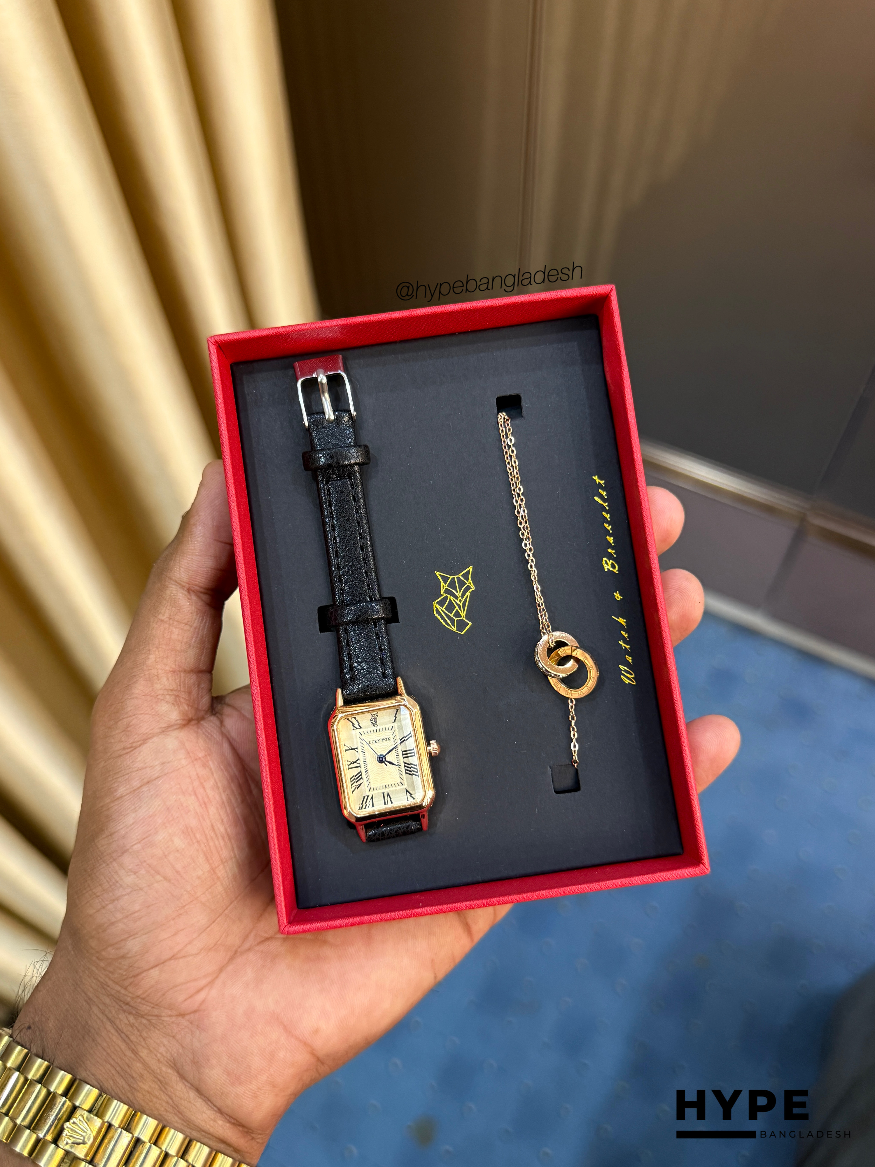 Lucky Fox 1PCS Watch With Bracelet Gift Set For Women_img_3