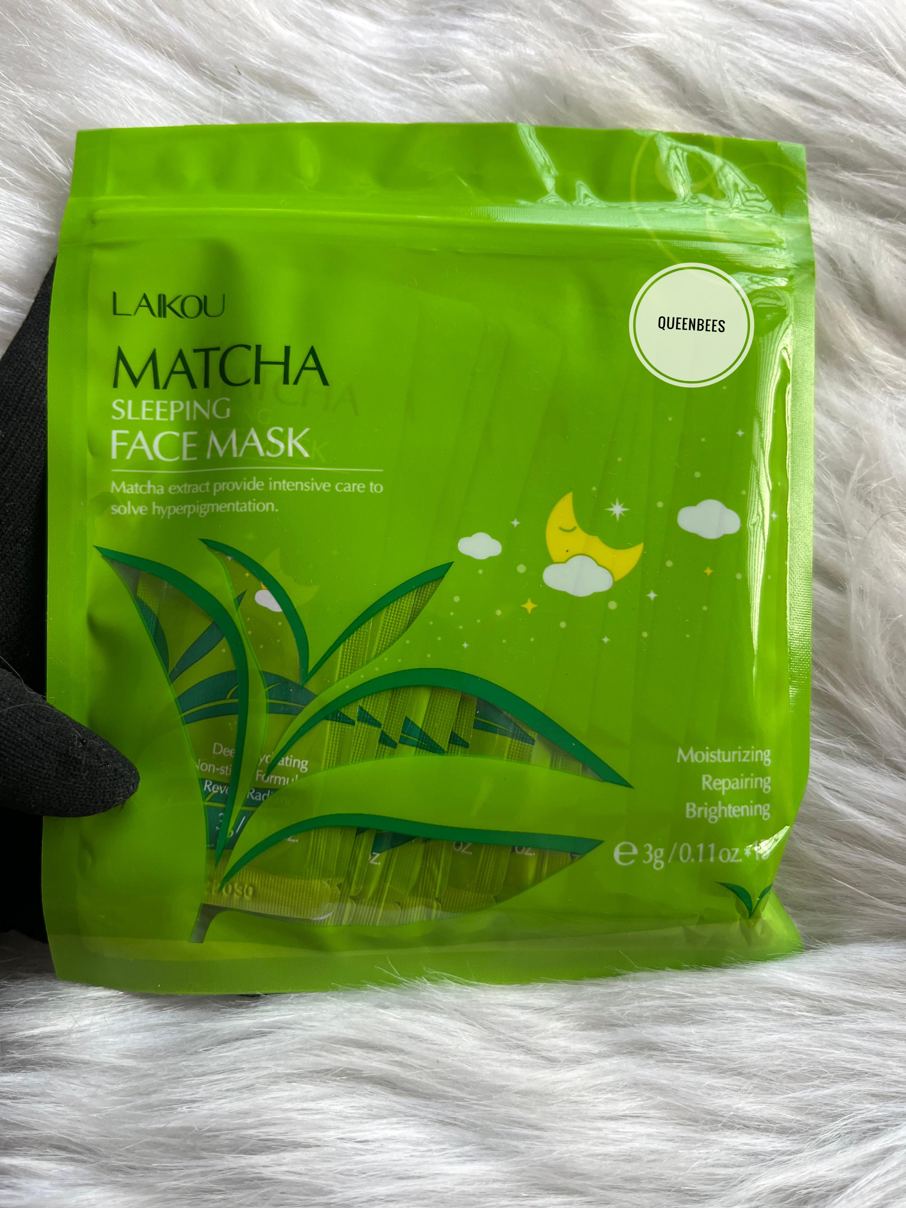 Matcha sleeping face mask 15 pc