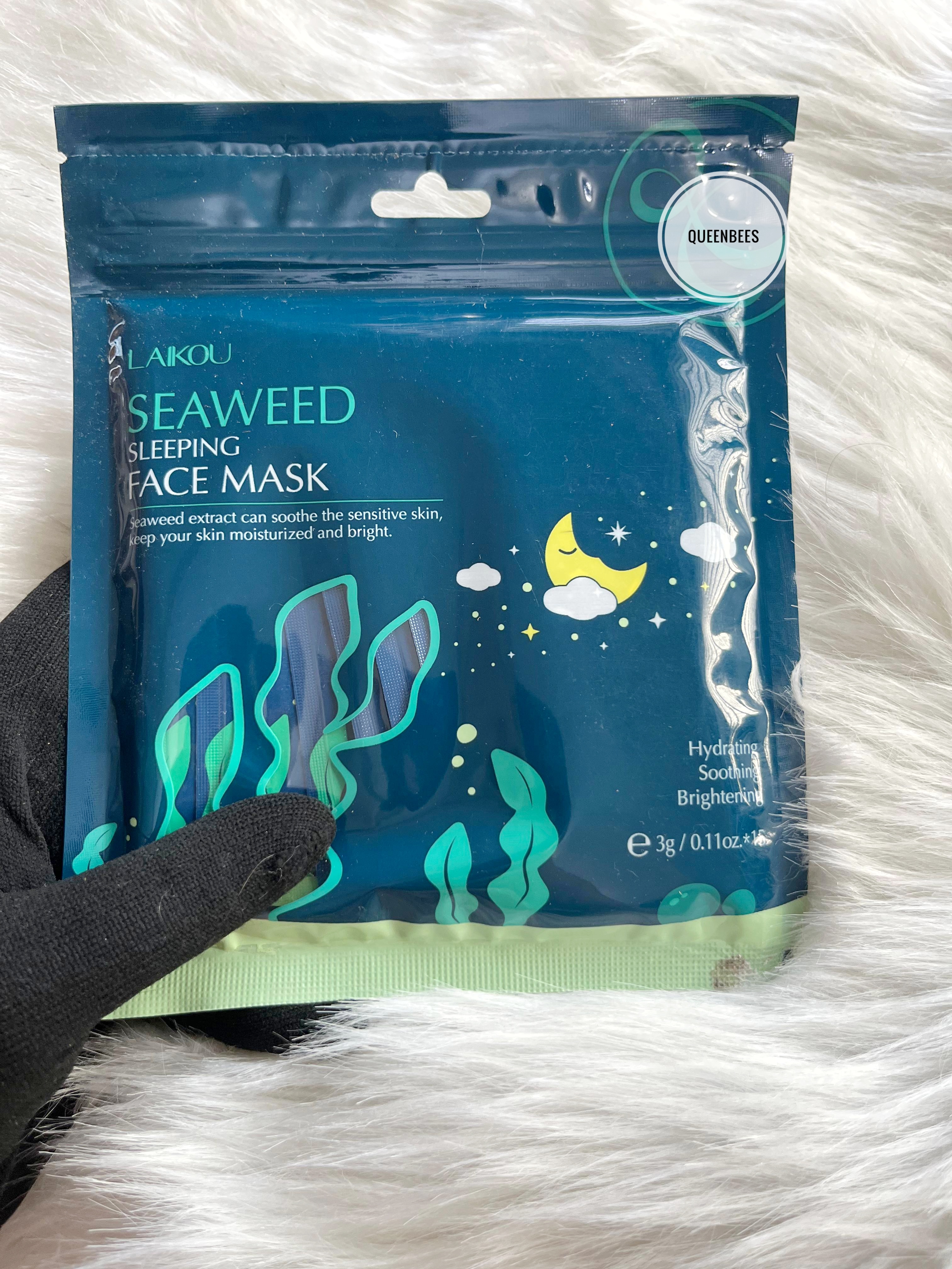 Seaweed sleeping face mask (15 pc)