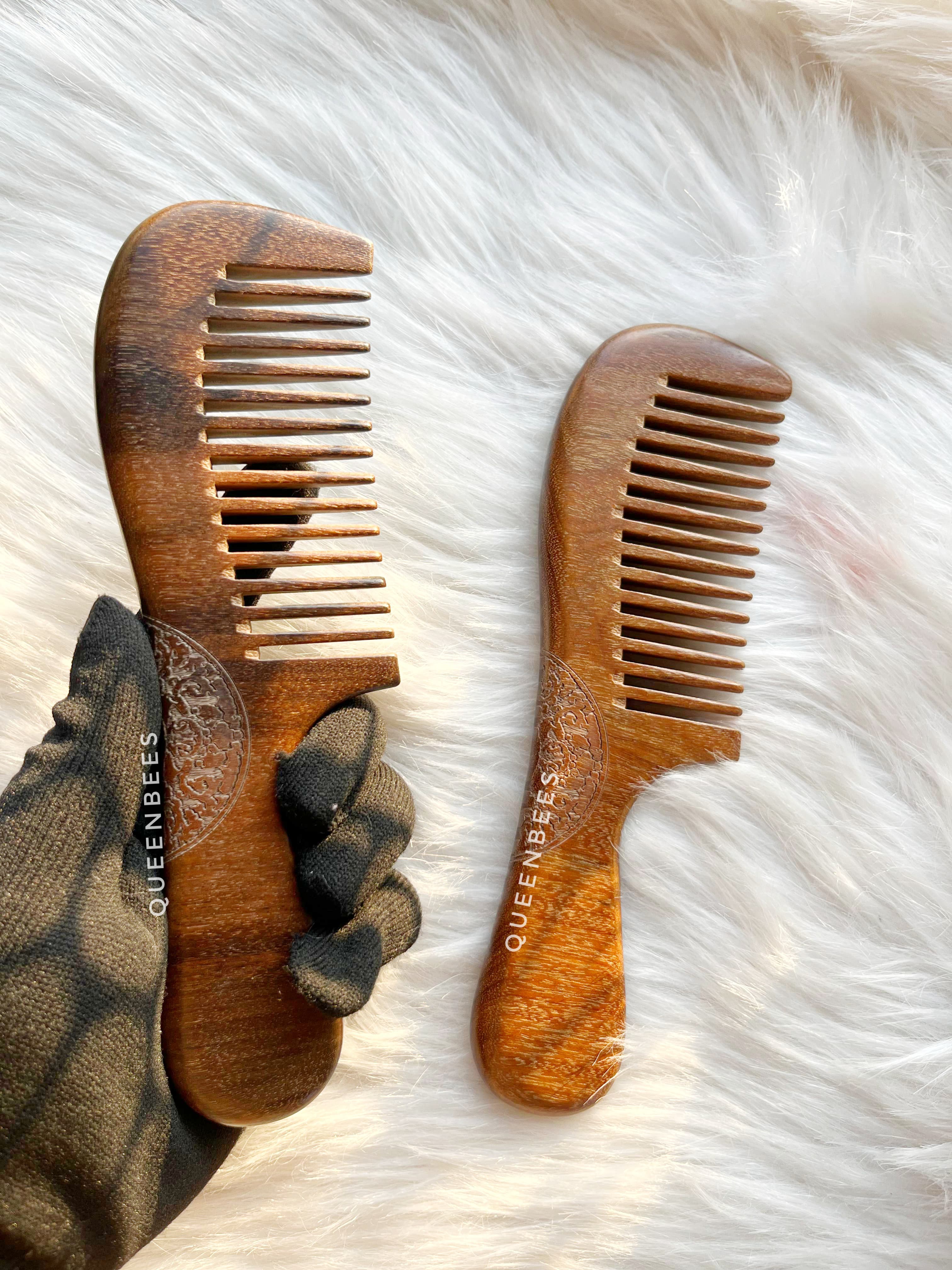 Sandalwood Wide teeth Comb