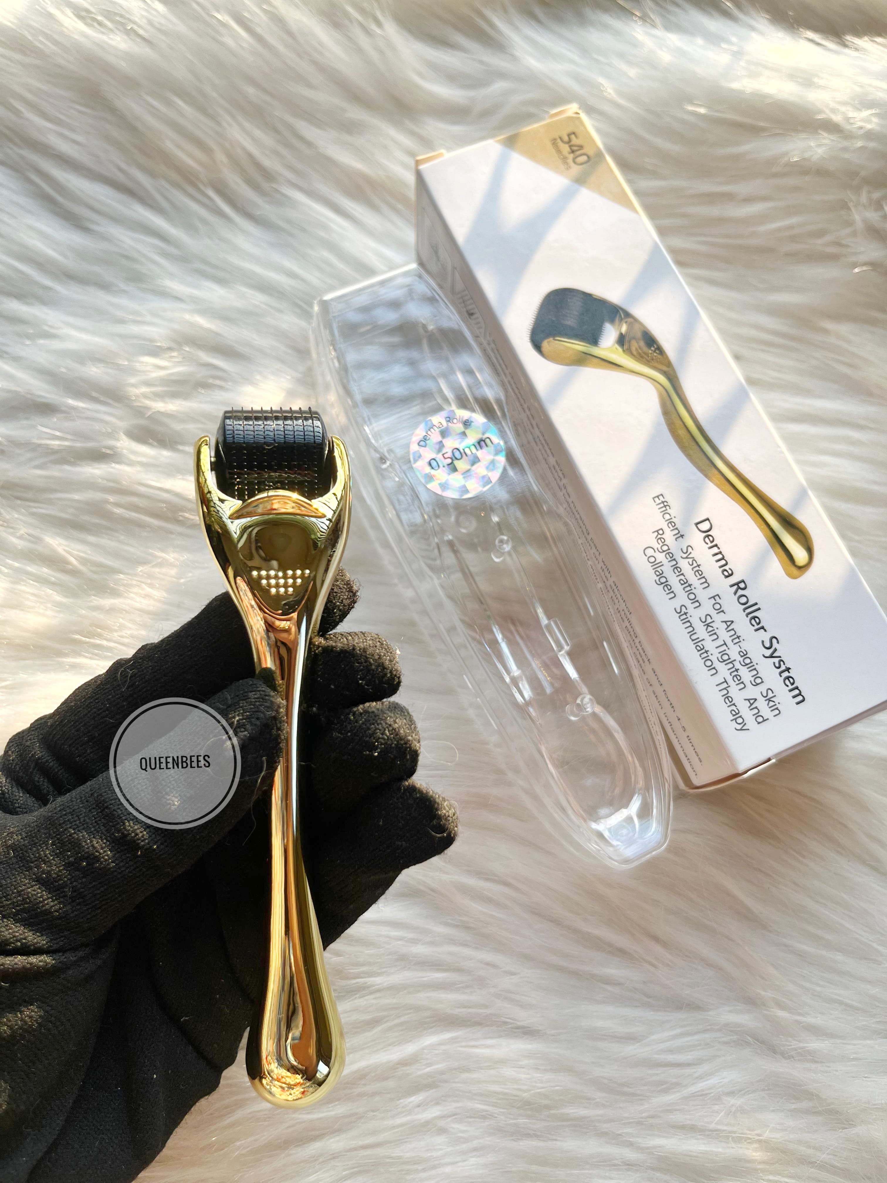 540 needles Derma Roller 0.5 mm (Golden)_img_1