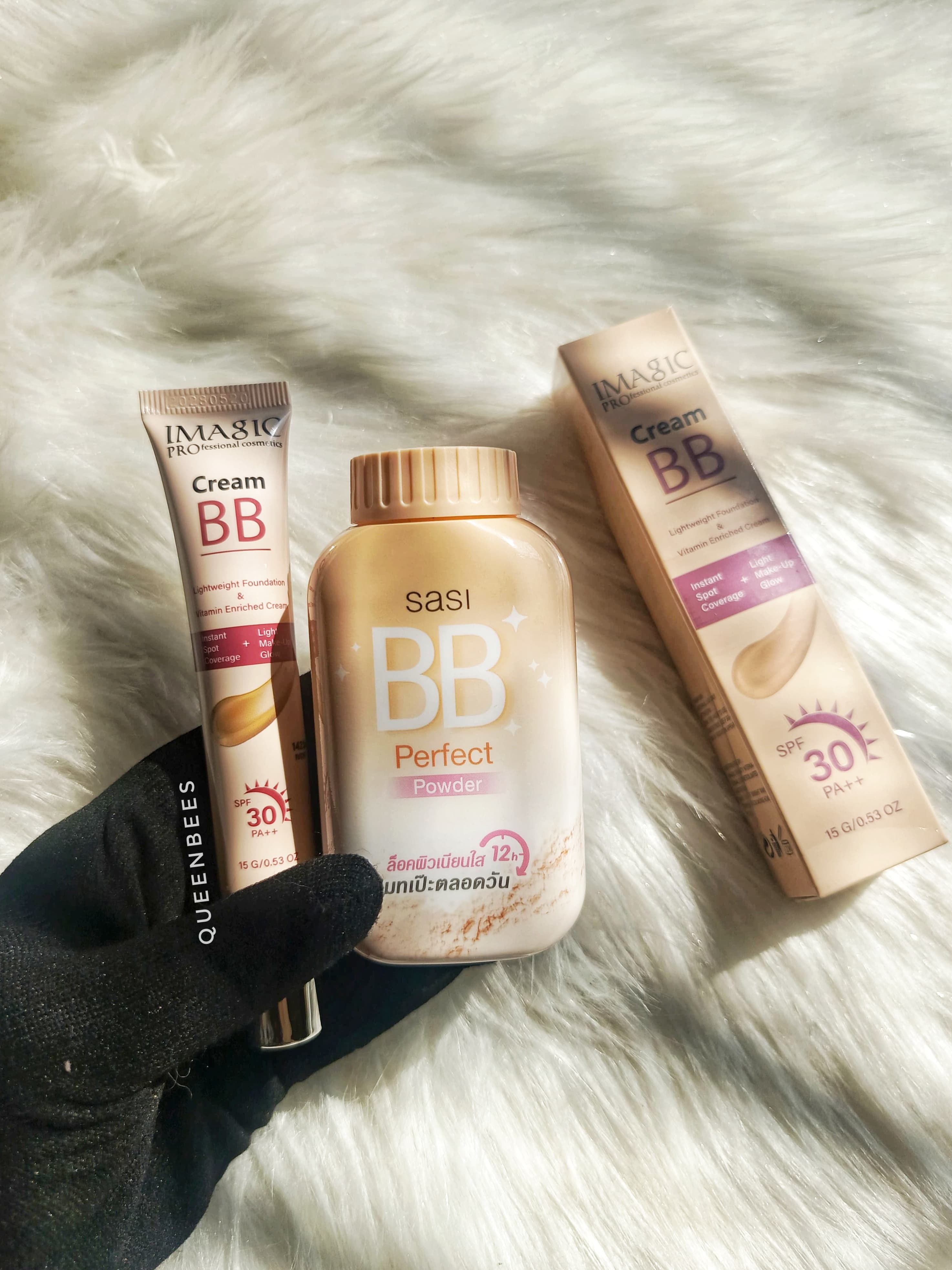 Imagic BB Cream+ Sasi BB perfect powder combo