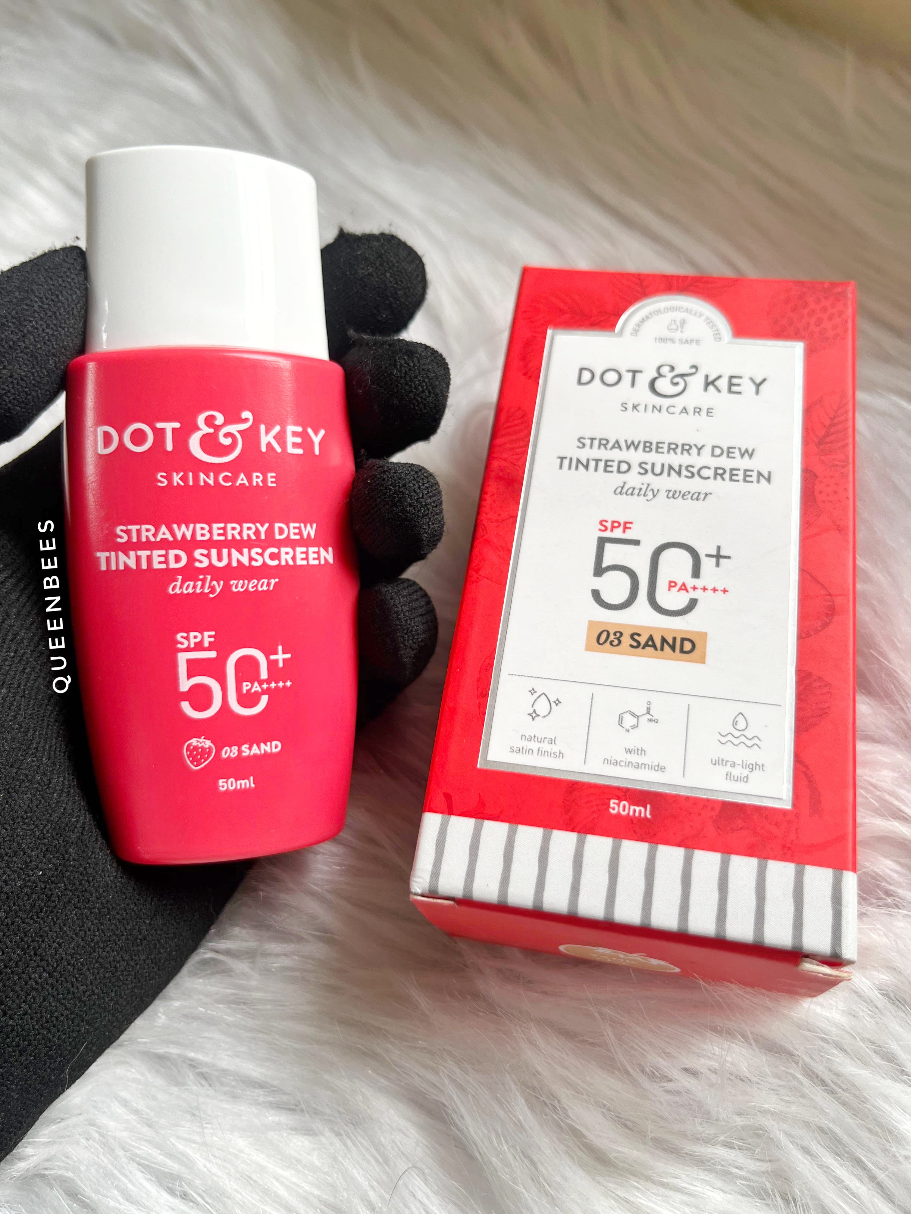 Dot & Key Strawberry Tinted Sumscreen 50 ml shade 03 sand