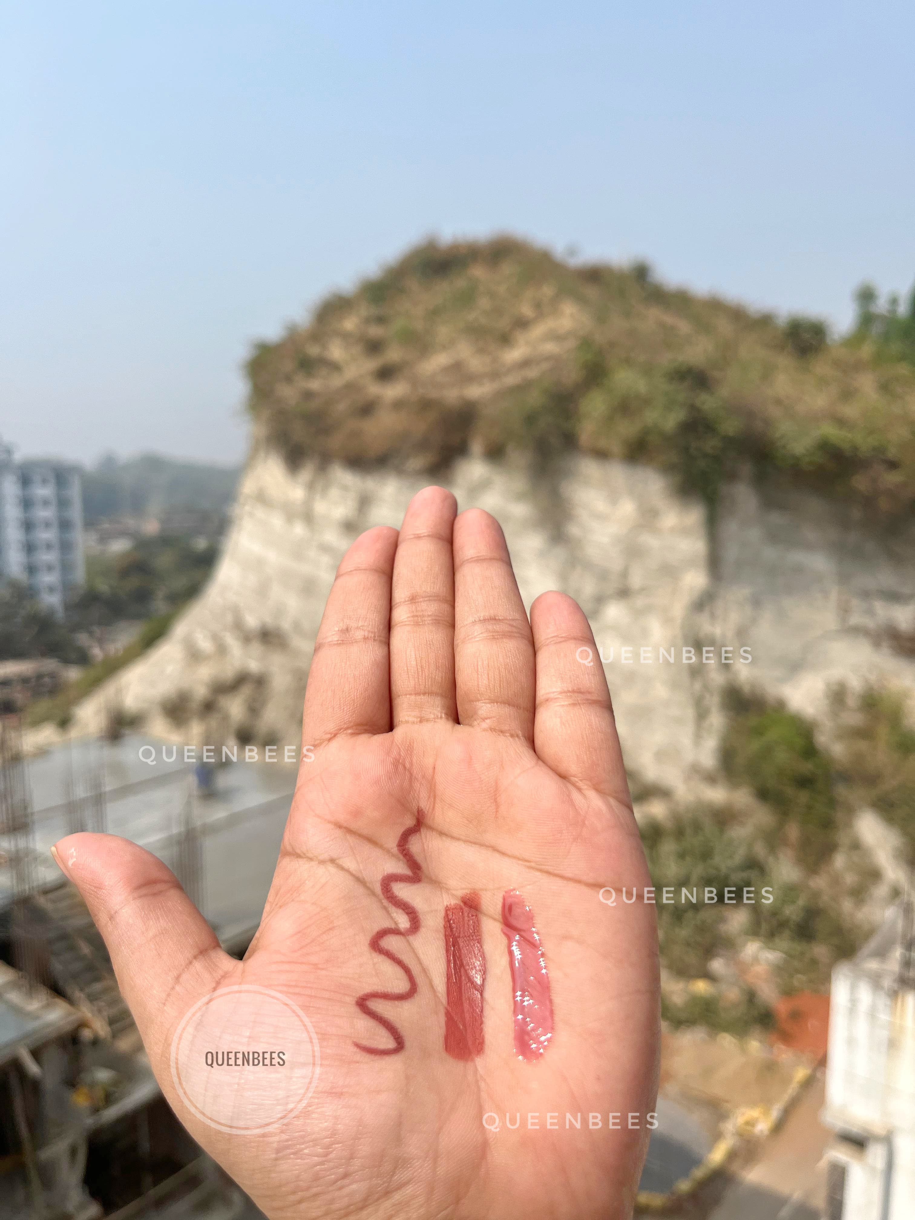 Brown lip Combo ( beauty glazed lip liner 107+wet n wild give me mocha lipstick+beauty glazed lip oil shade 107)_img_2