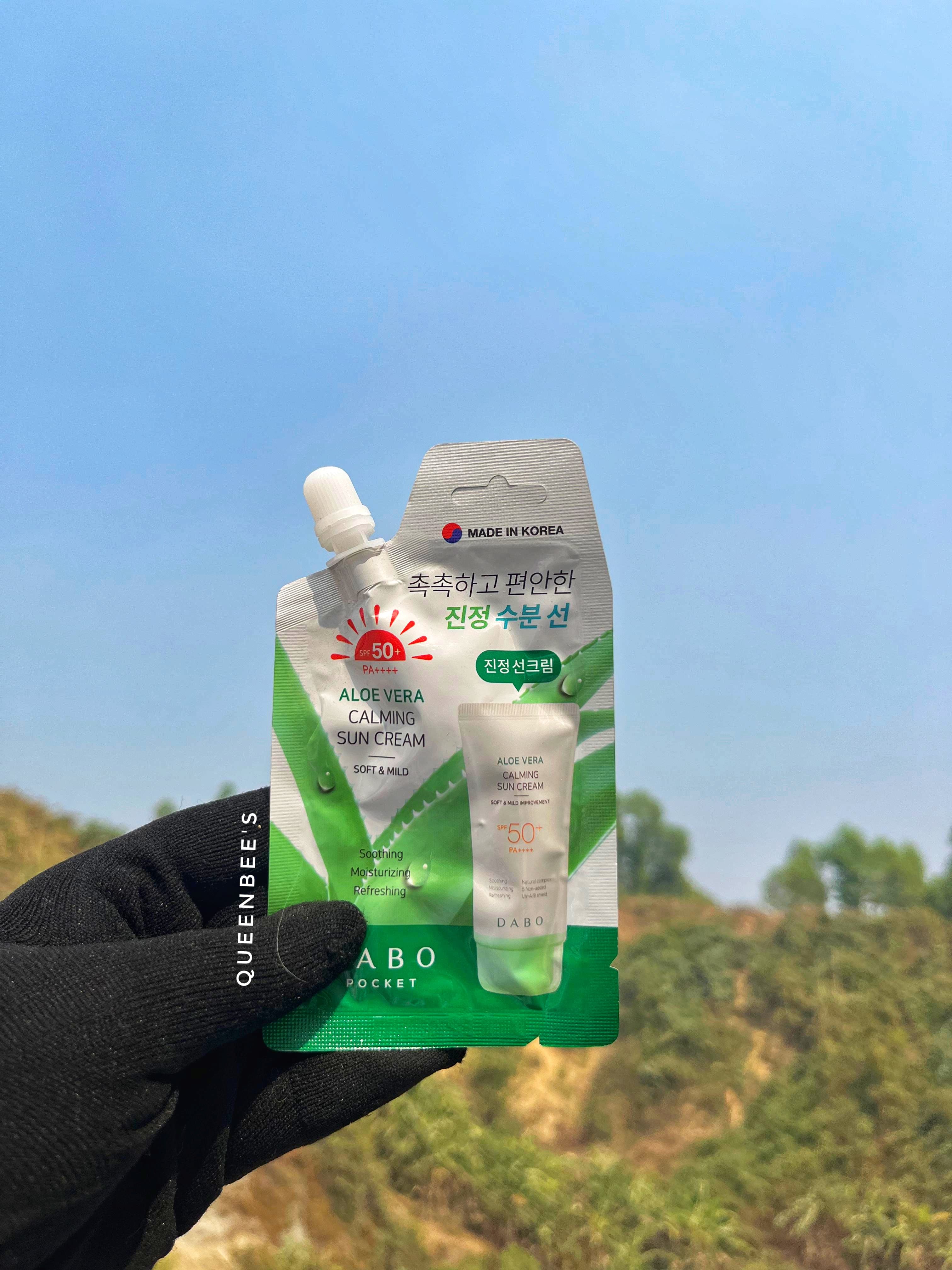 Dabo Aloe Vera Calming Sunscreen (20ml)