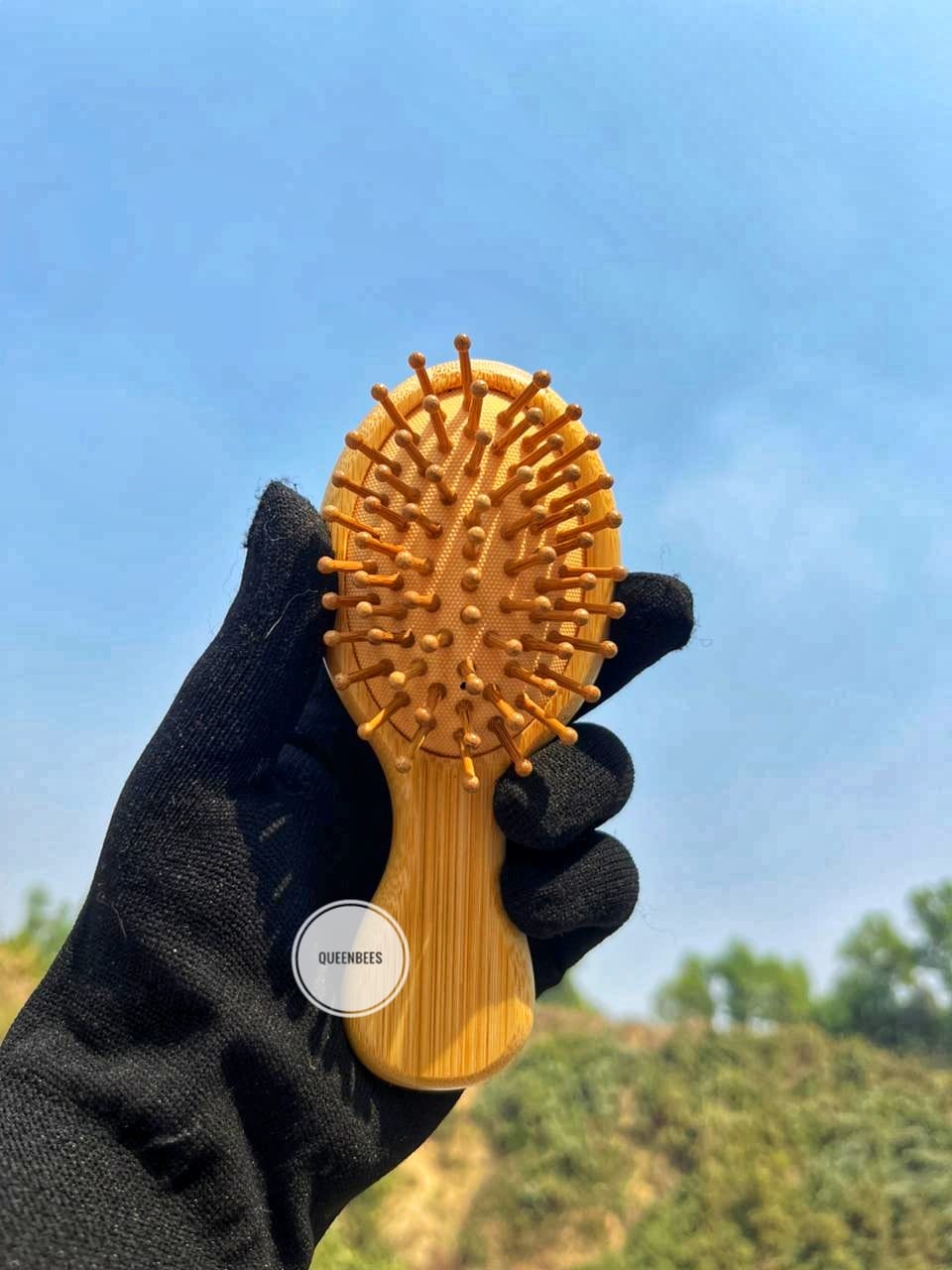 Mini Wooden Bamboo Brush