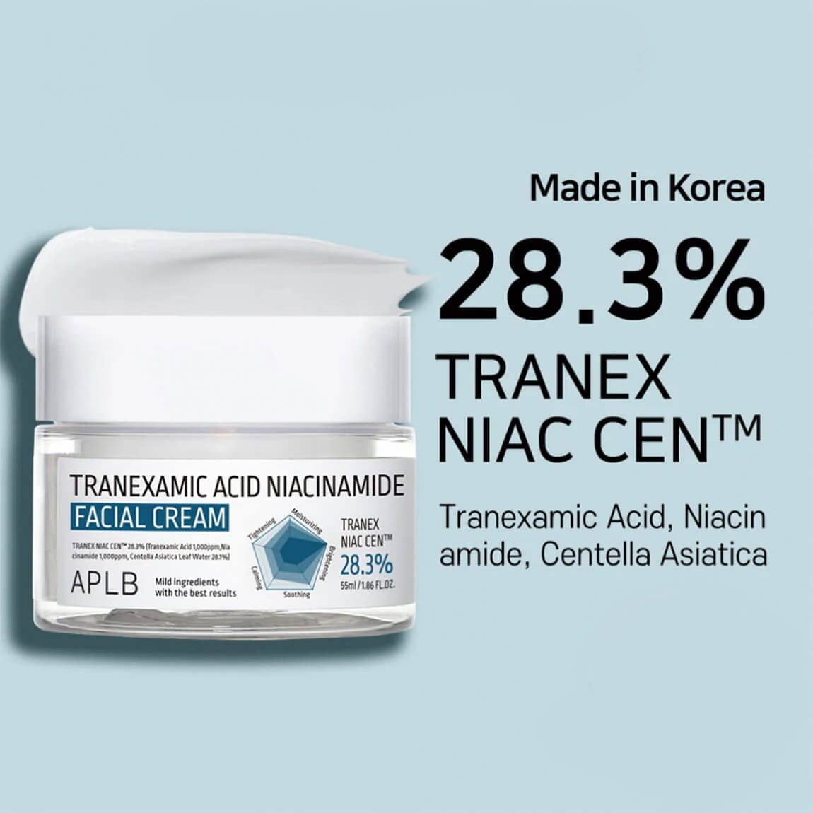 APLB TRANEXAMIC ACID NIACINAMIDE FACIAL CREAM 28.3% 55ML