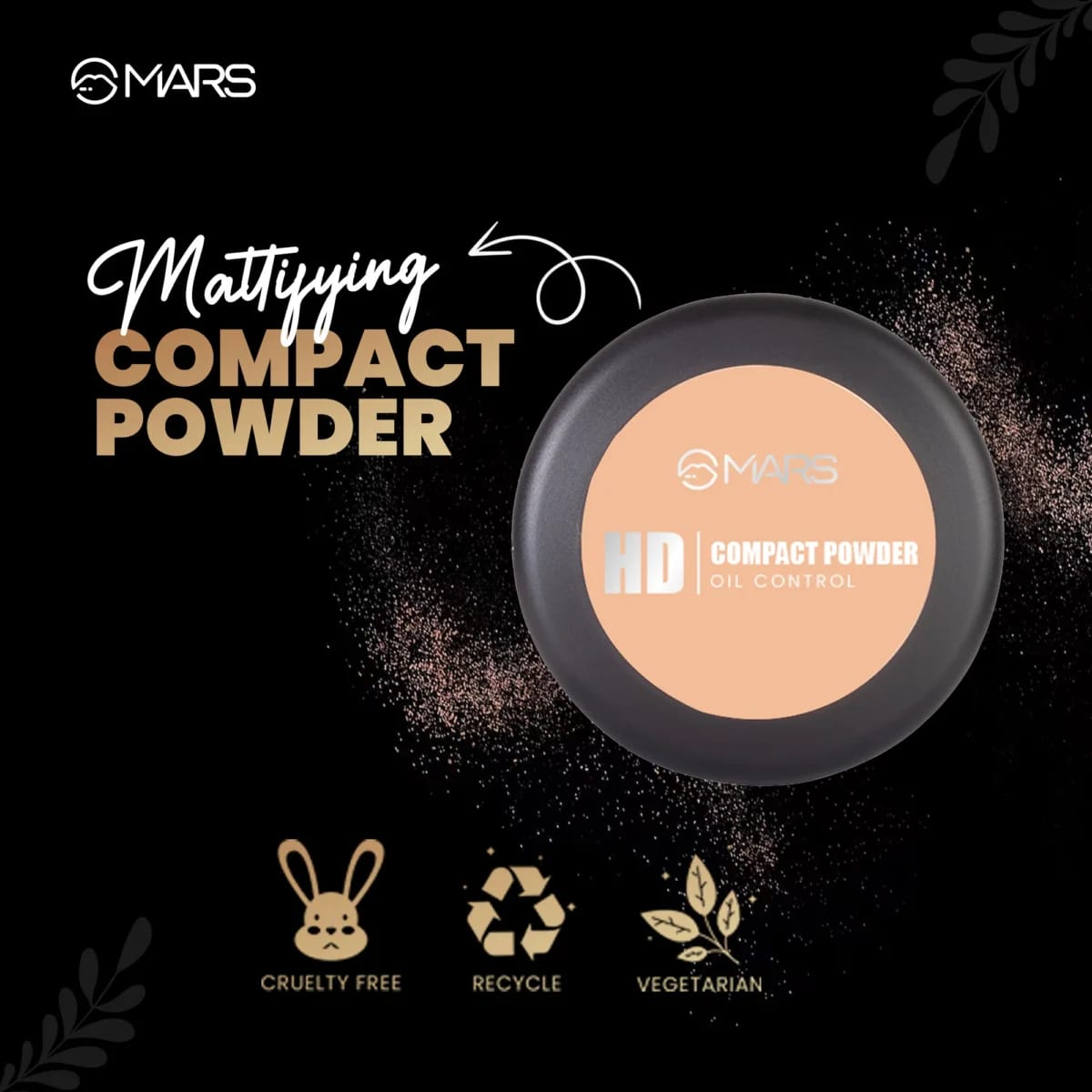 MARS HD Compact Powder | Oil Control